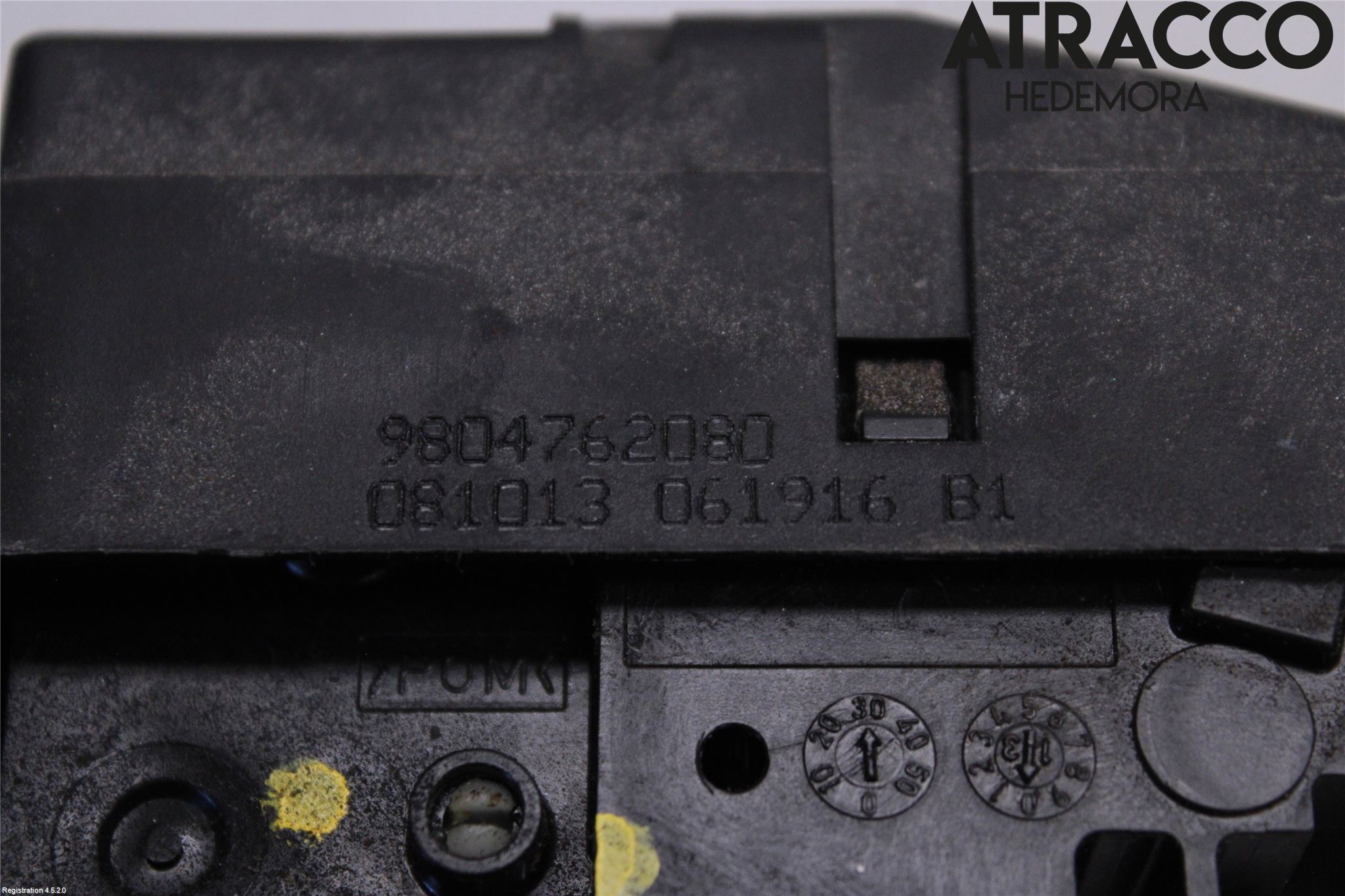 Citroen C4 II 11-18 Bakluke-Lokk Låsekasse