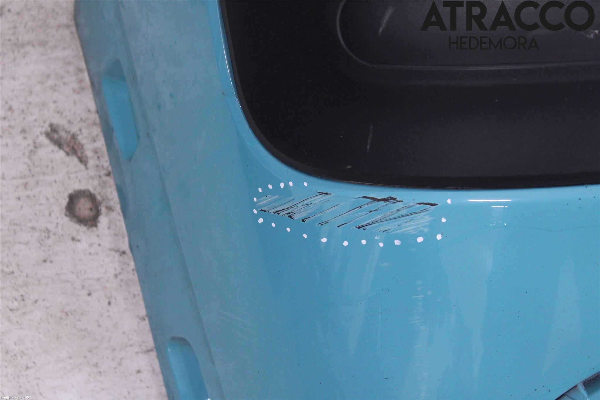 Citroen C4 CACTUS 14-20 Støtfanger Bak Overtrekk