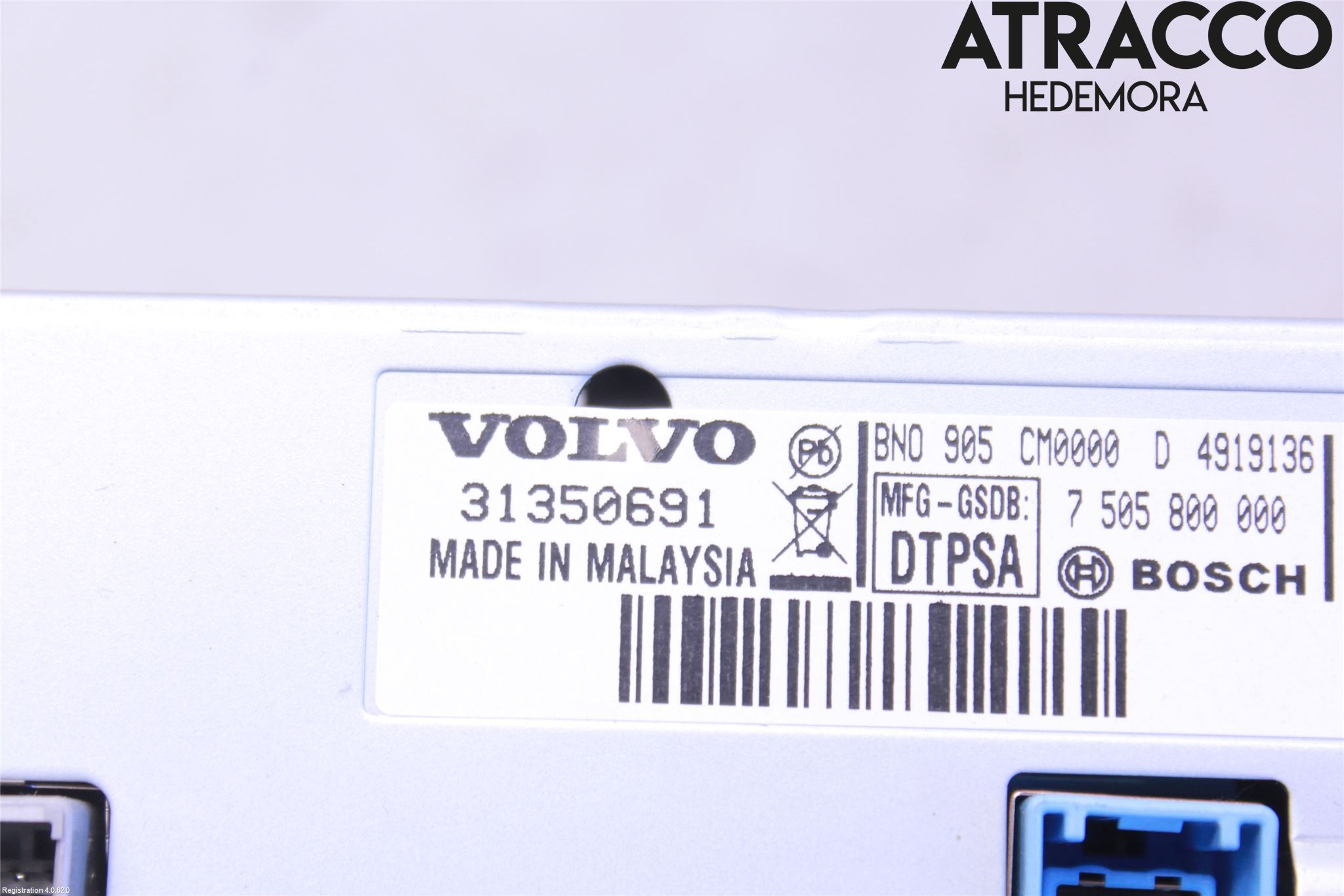 Volvo V60 14-18 Instr Skjerm Dvd-Gps-Ac-Tlf