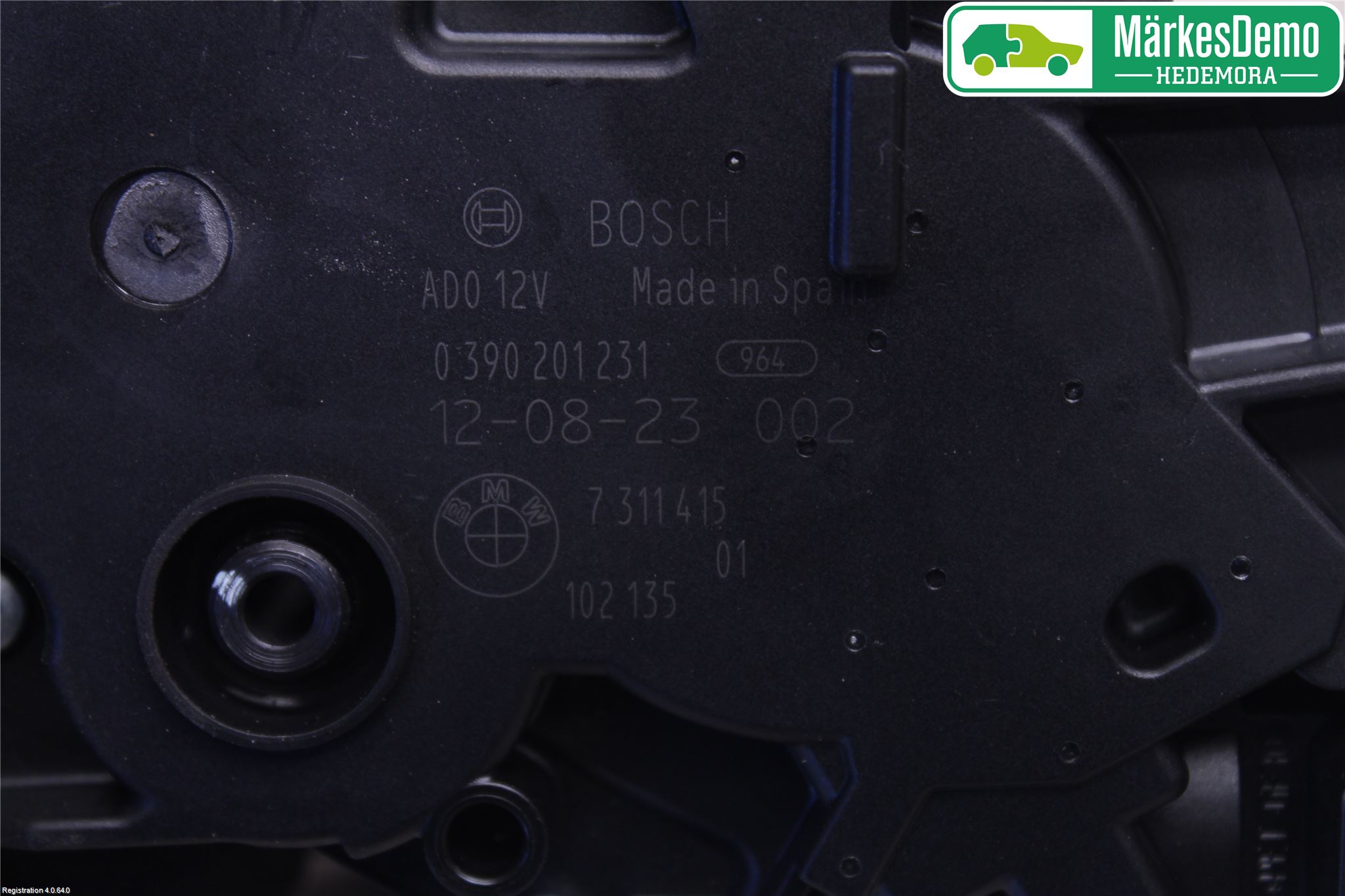 BMW 3 F30/F31/F80 12-19 Viskermotor Bakluke