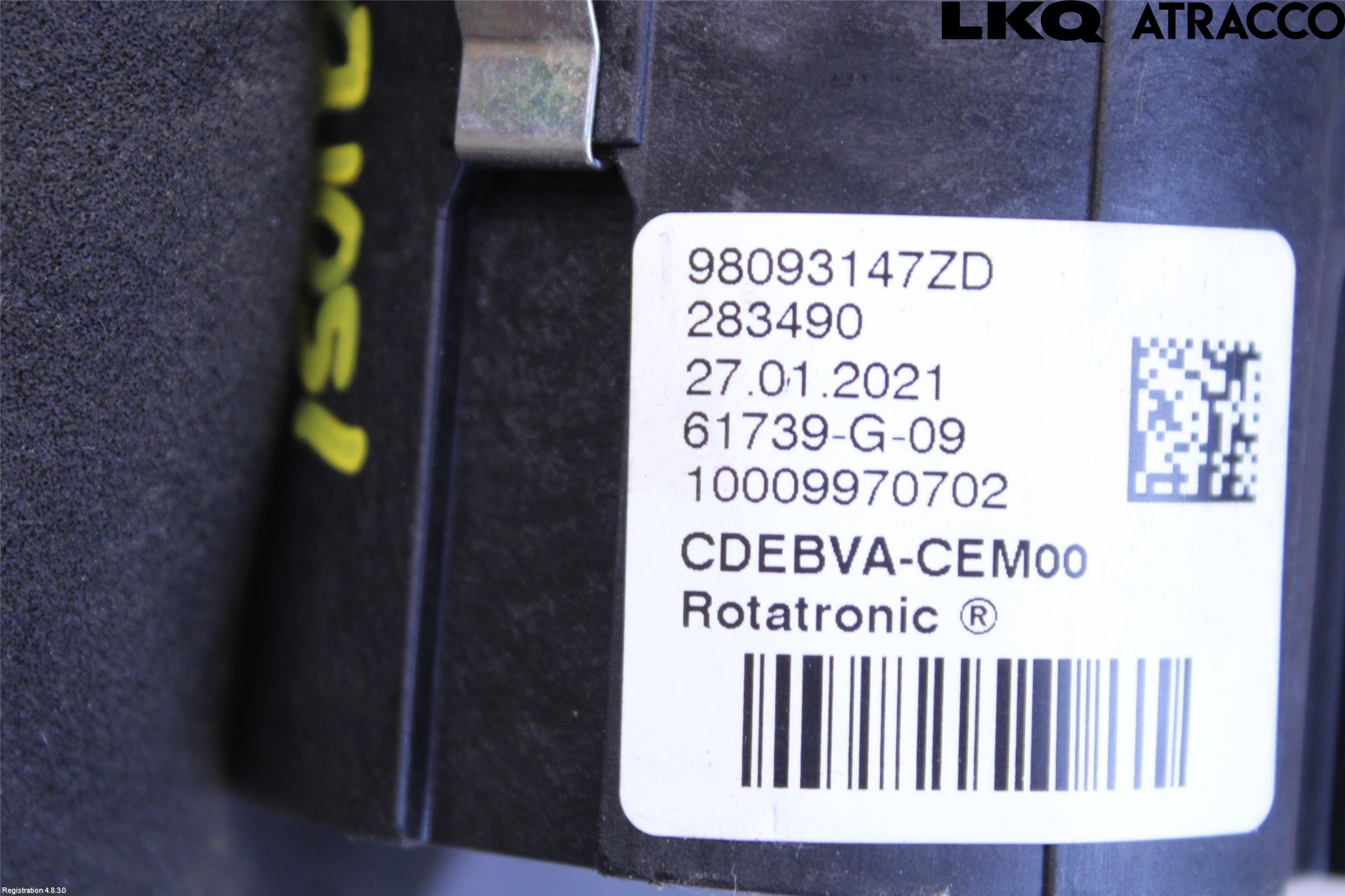 Citroen BERLINGO/E-BERLINGO 19- Bryter Gearkasse