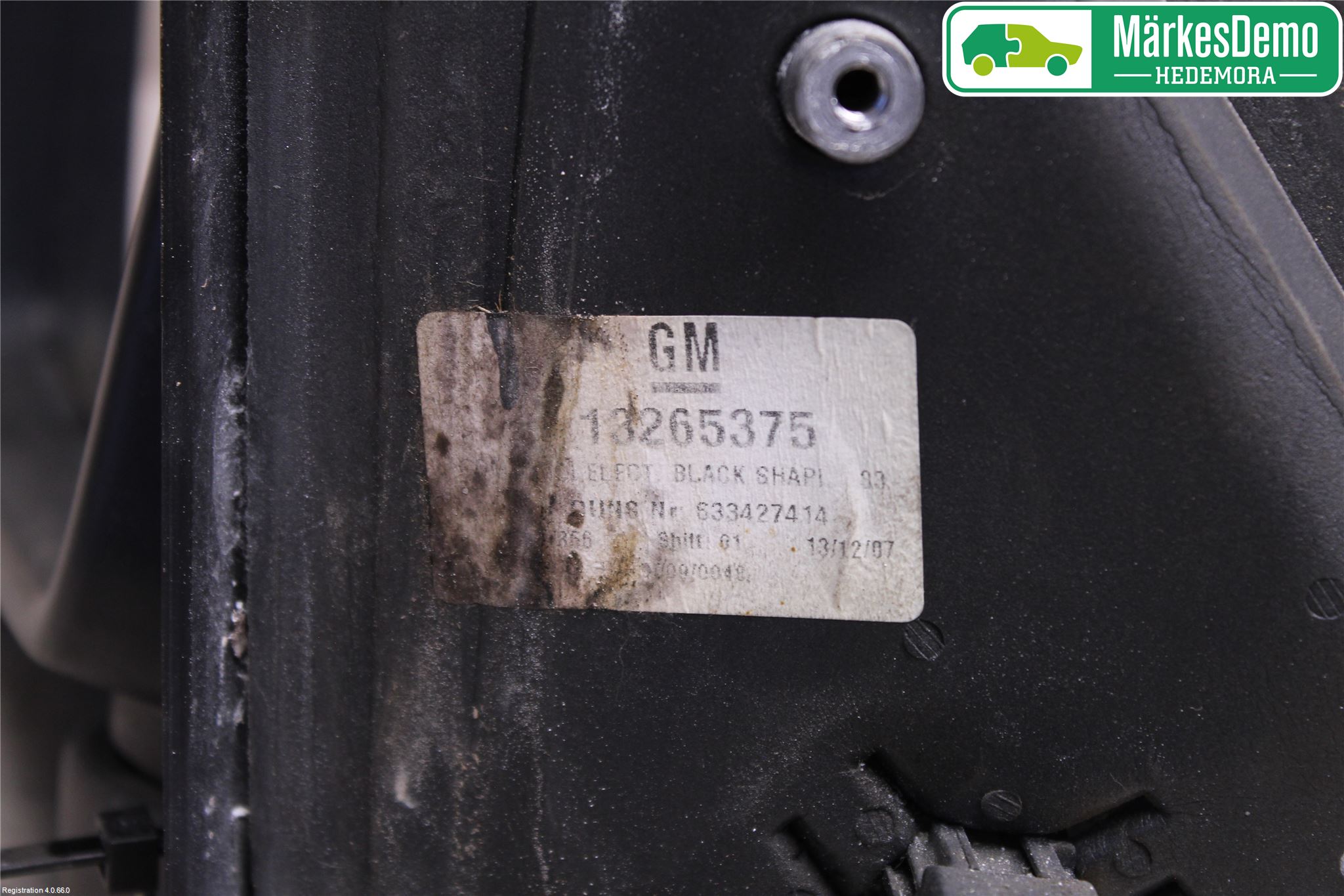 Opel COMBO 02-12 Speil V M-El Justering