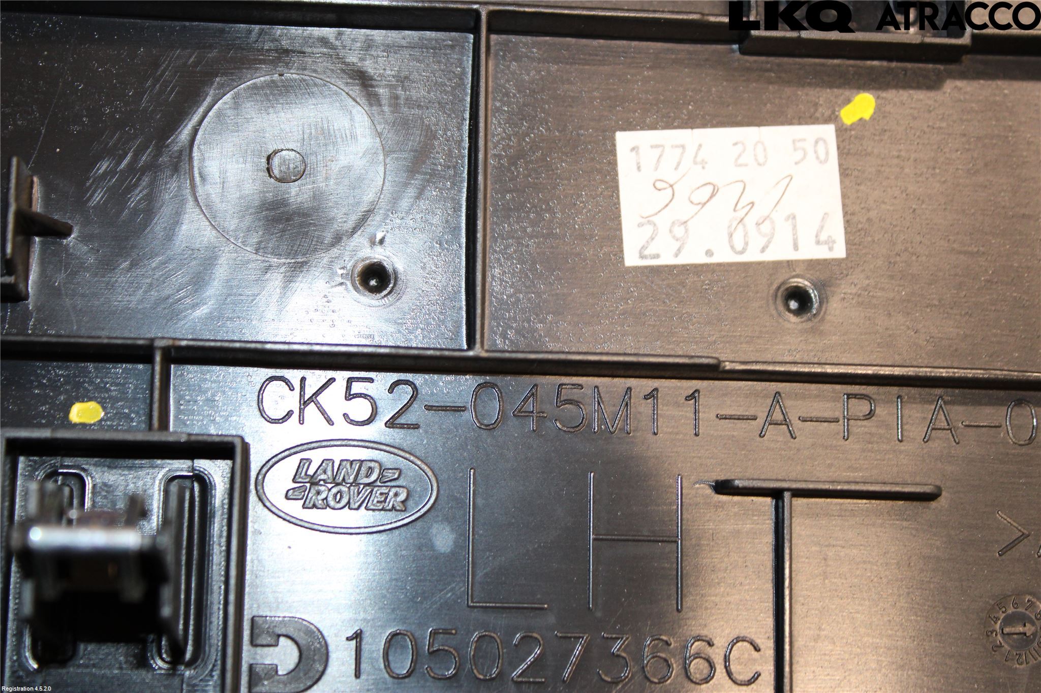 Landrover RANGE ROVER (L405) 13-21 Innr Konsoll-Lomme