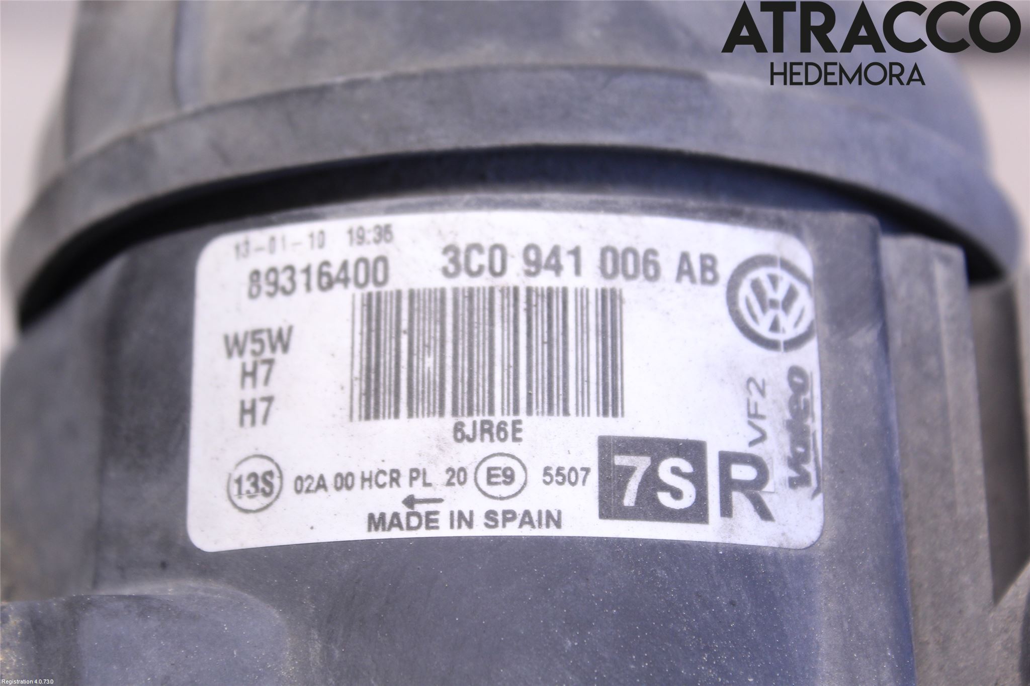 Volkswagen VW PASSAT 05-11 Frontlykt Høyre