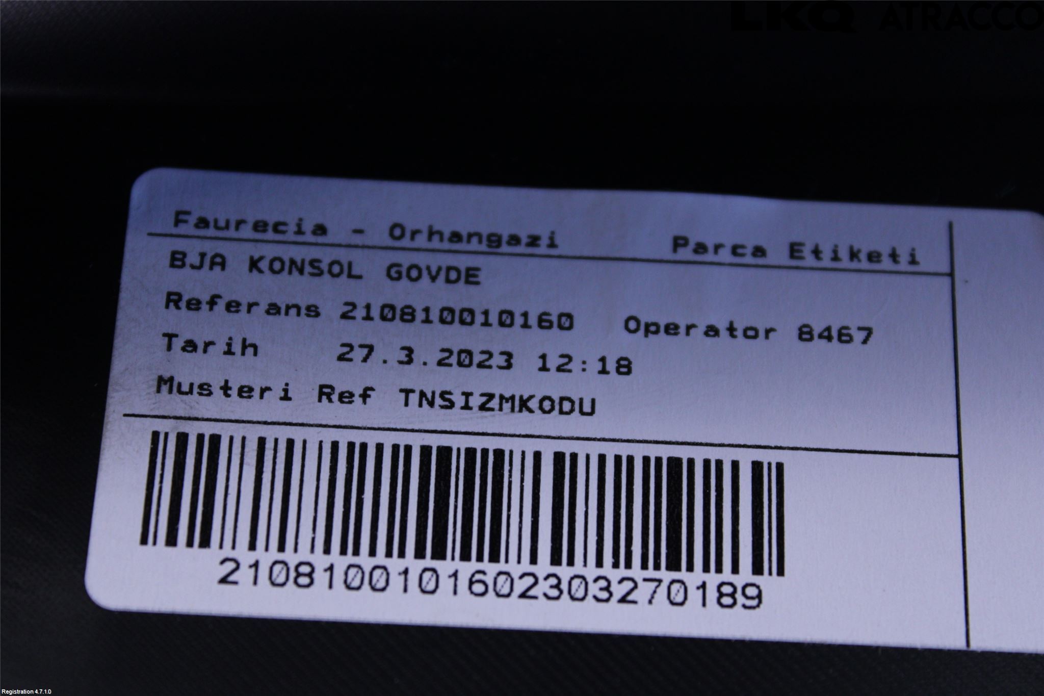 Renault CLIO/E-TECH V 20- Innr Konsoll-Lomme