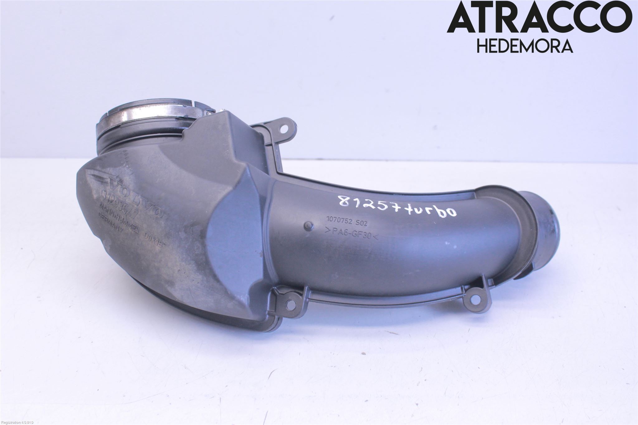 Volvo V60 11-13 Intercooler Rør-Slange