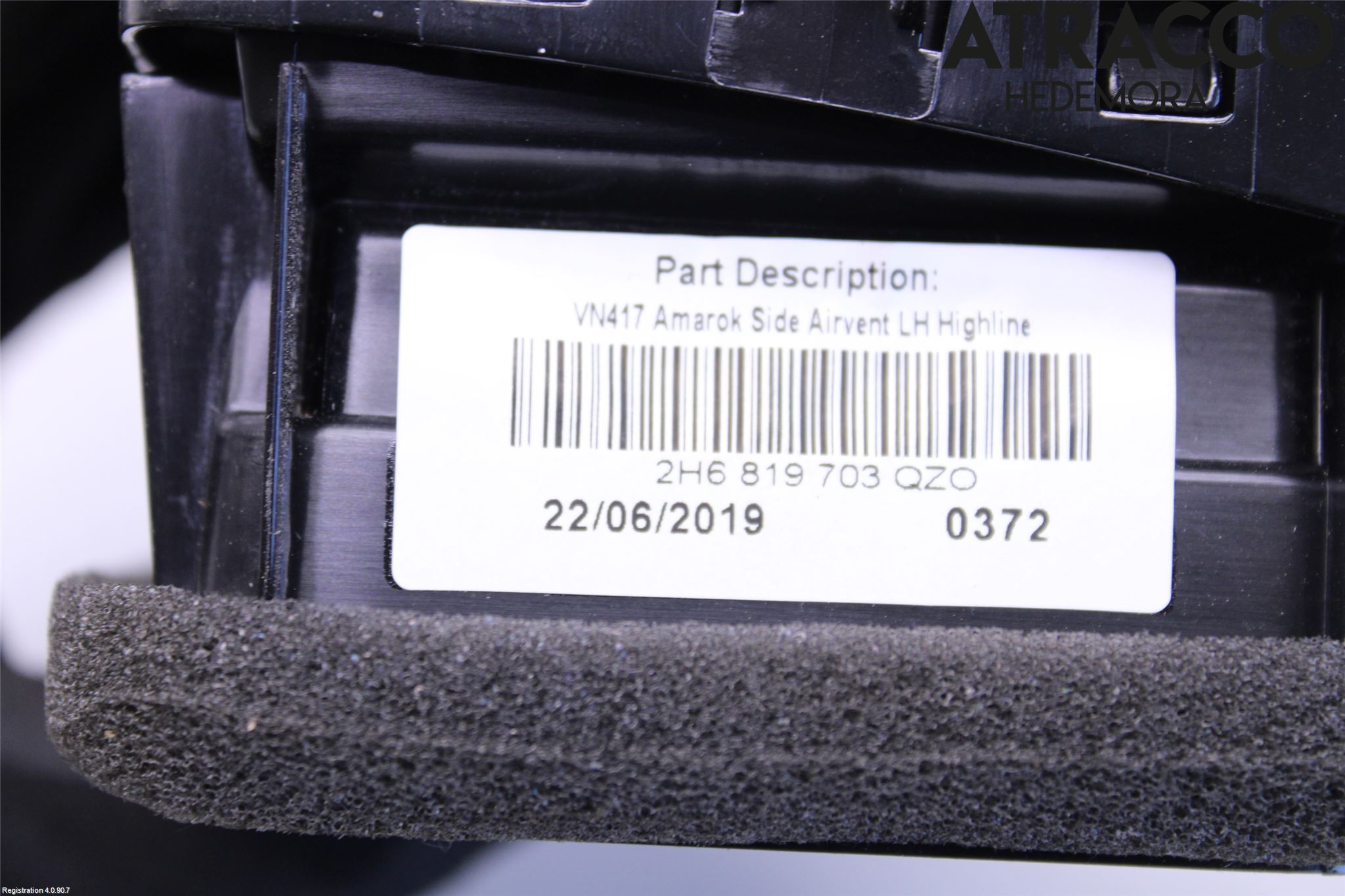 Volkswagen VW AMAROK 2H 10-22 Dashbord Kanal - Dyse