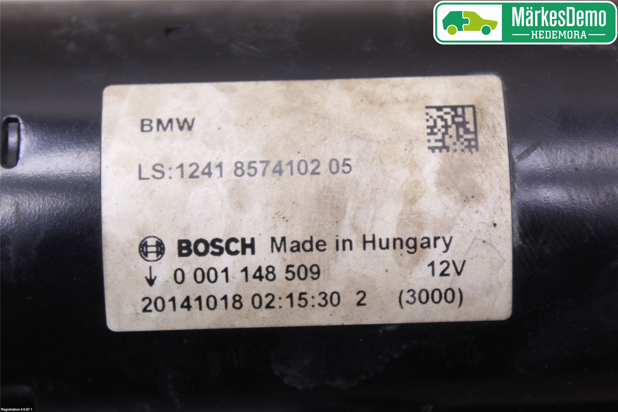 BMW 5 GT F07 09-17 Startmotor Diesel