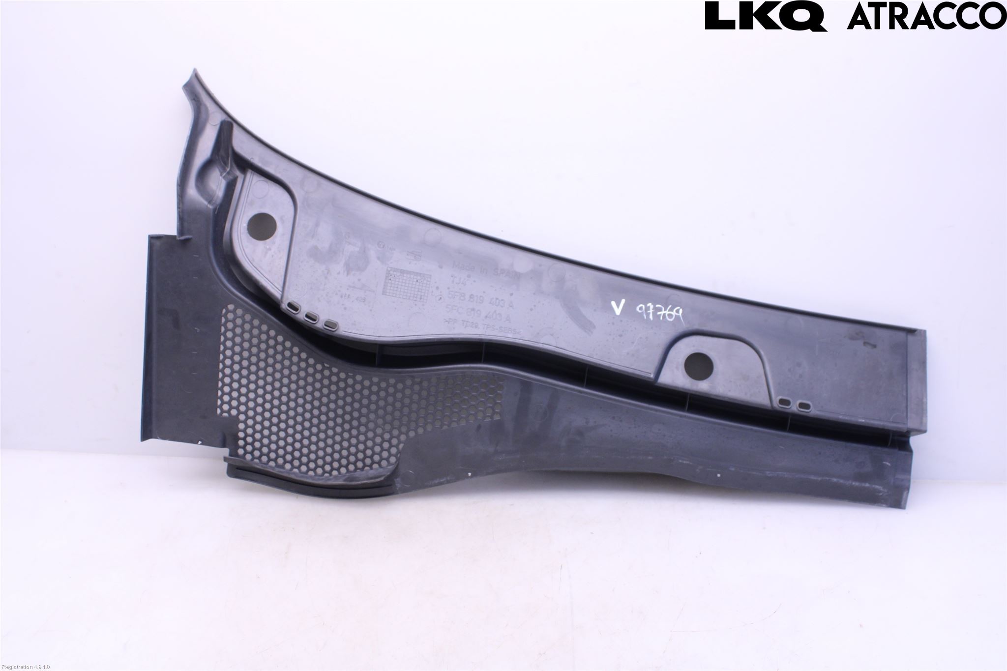 Seat LEON 20- Visker Deksel-Grill-Under Frr