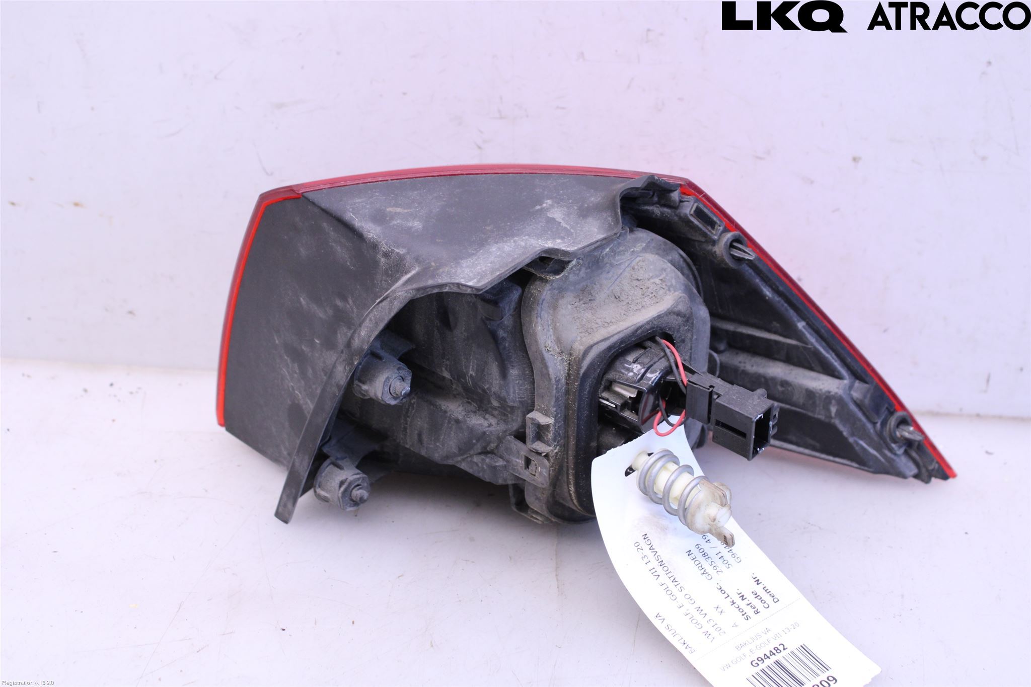 Volkswagen VW GOLF / E-GOLF VII 13-20 Baklykt Venstre