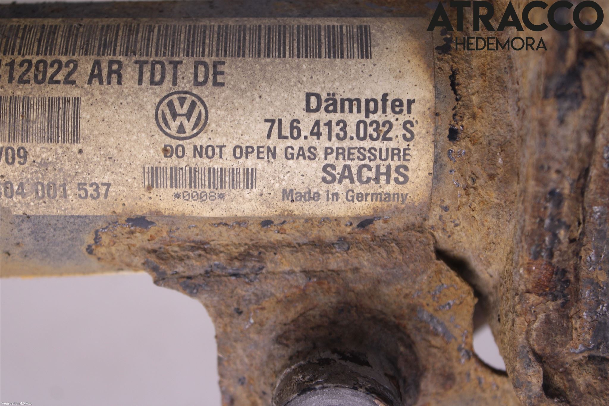 Volkswagen VW TOUAREG 7L 03-10 Fjærbein Foran Høyre