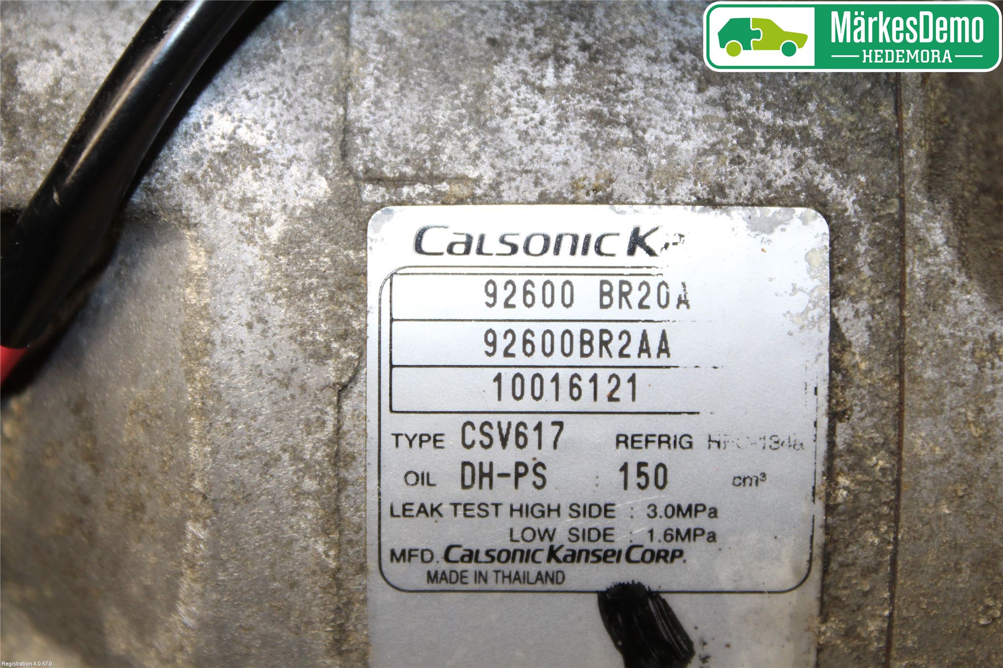 Nissan QASHQAI 10-14 Varme Ac Kompressor