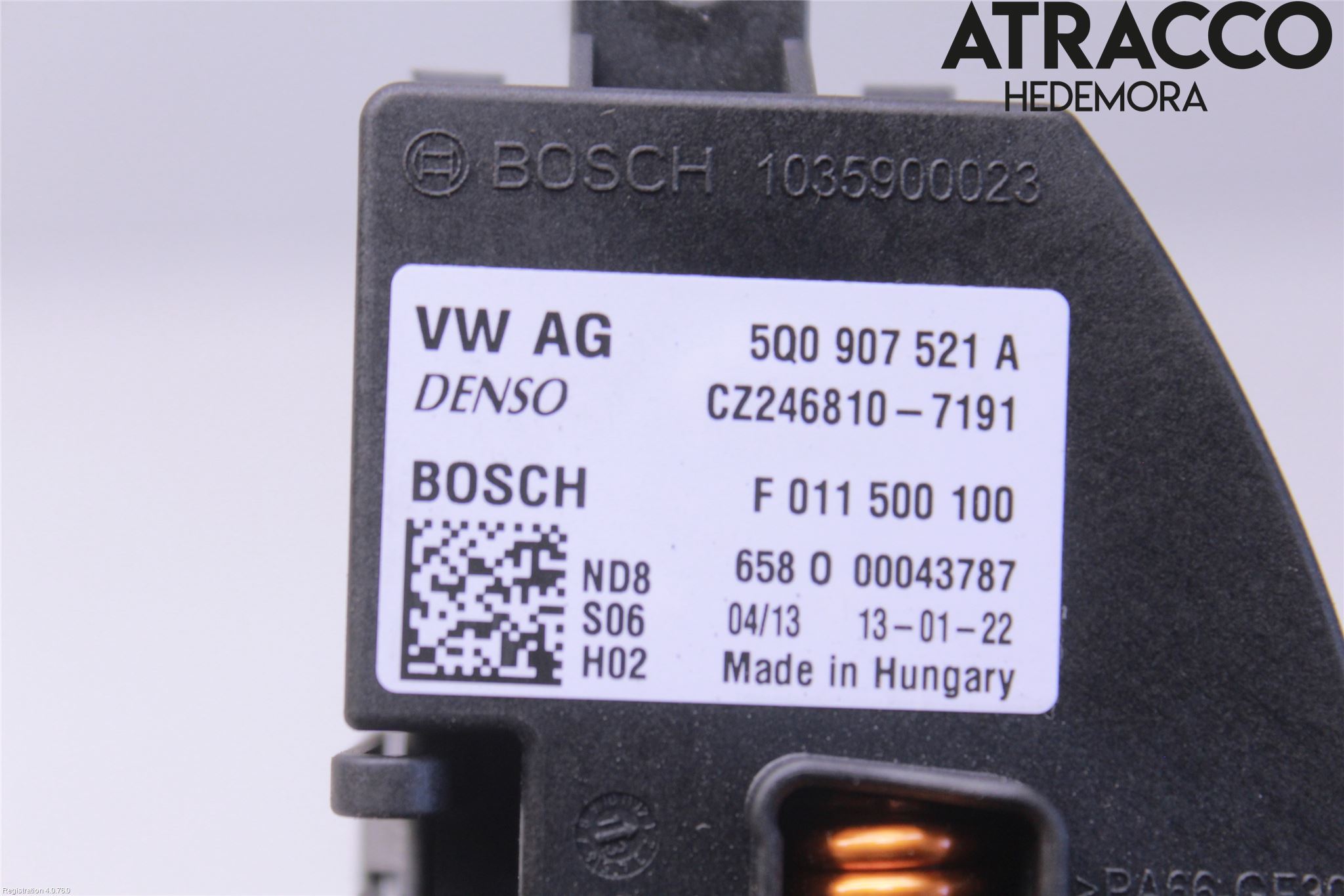 Volkswagen VW GOLF / E-GOLF VII 13-20 Varmeapparat Viftemotstand