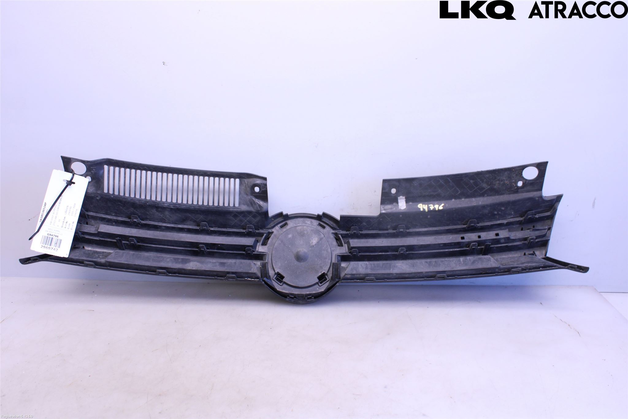 Volkswagen VW GOLF VI 09-13 Grill Komplett