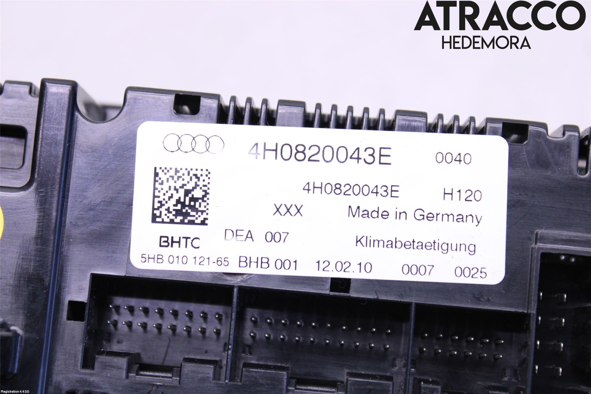 Audi A8/S8 4H 10-17 Varme Ac Betjening-Display
