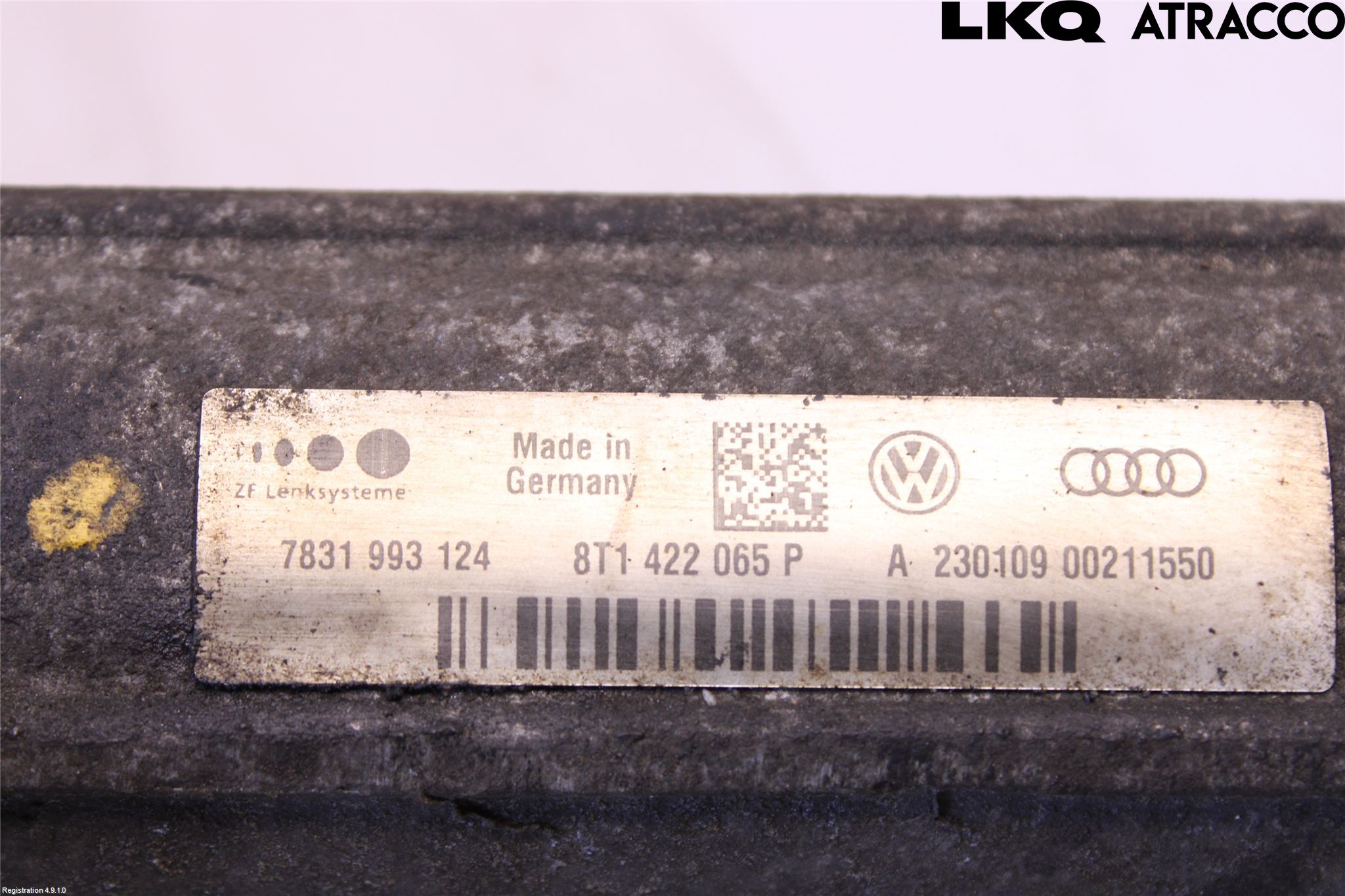 Audi A5 07-16 Servo Snekke - Tannstang