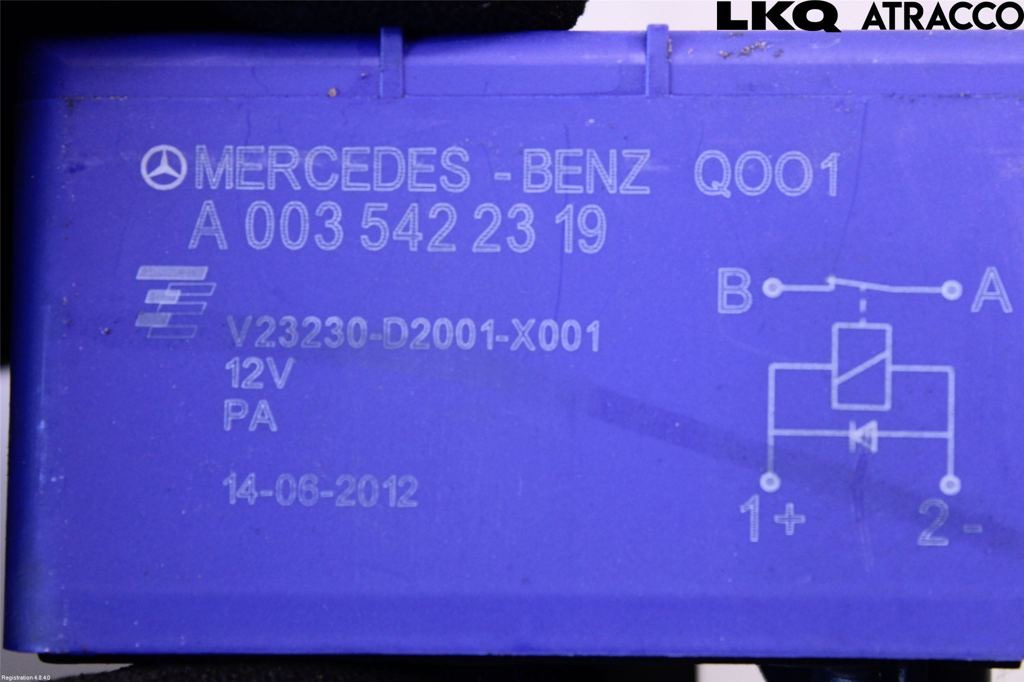Mercedes-Benz MB A-KLASS (W176) 13-18 Rele Øvrig