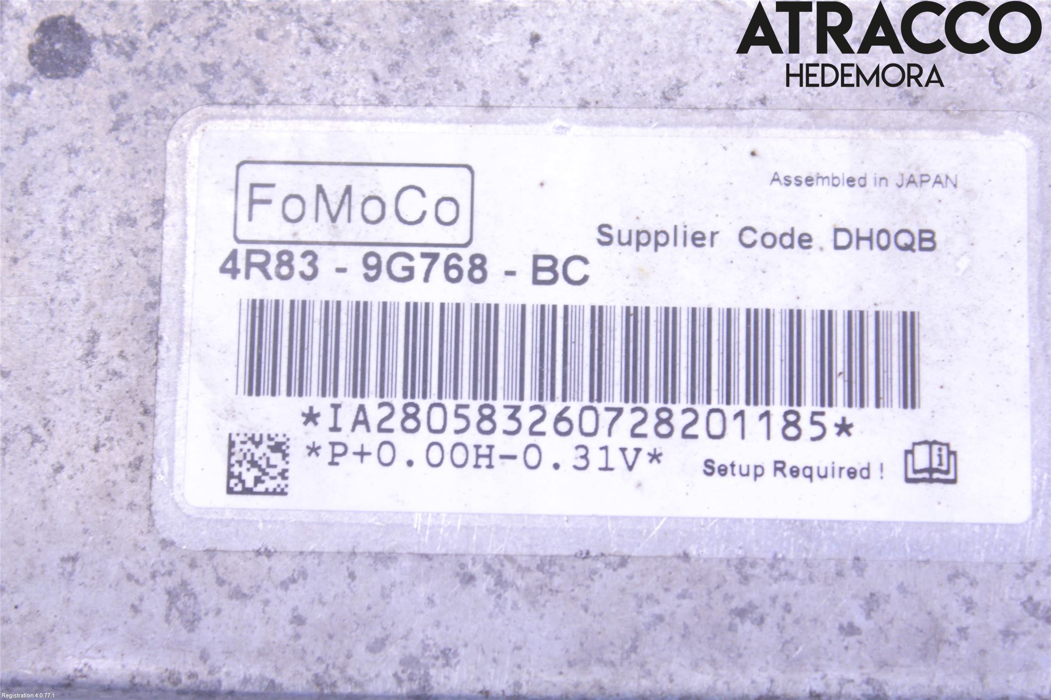 Volvo V70 08-13 Sensor Fartsbegrensning