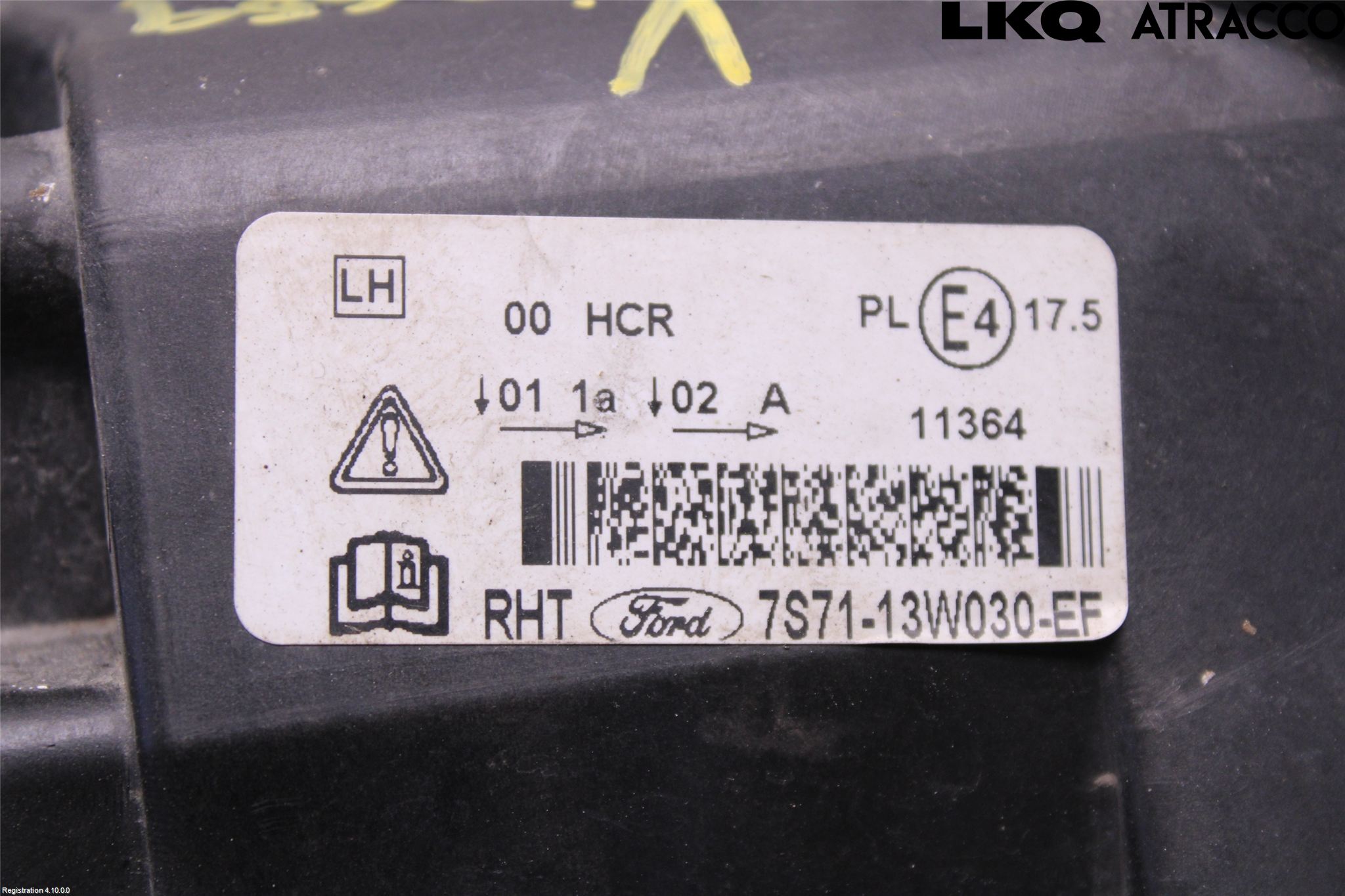 Ford MONDEO 07-15 Frontlykt Venstre