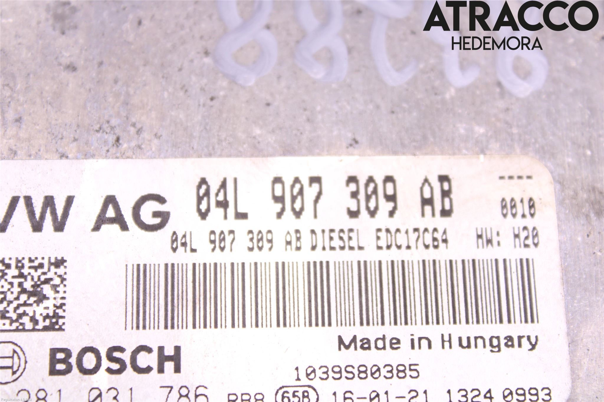 Audi Q3 8U 12-18 Styreenhet Dieselpumpe