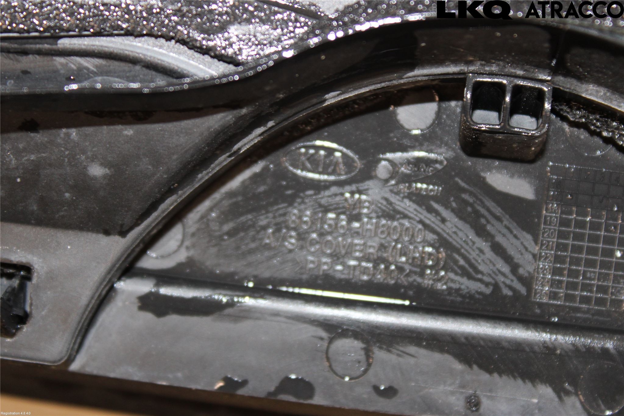 Kia RIO 17- Visker Deksel-Grill-Under Frr