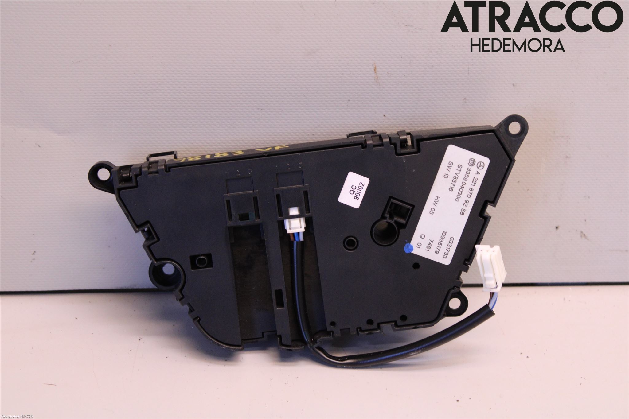 Mercedes-Benz MB S-KLASS (W221) 05-13 Bryter Sete Regulering