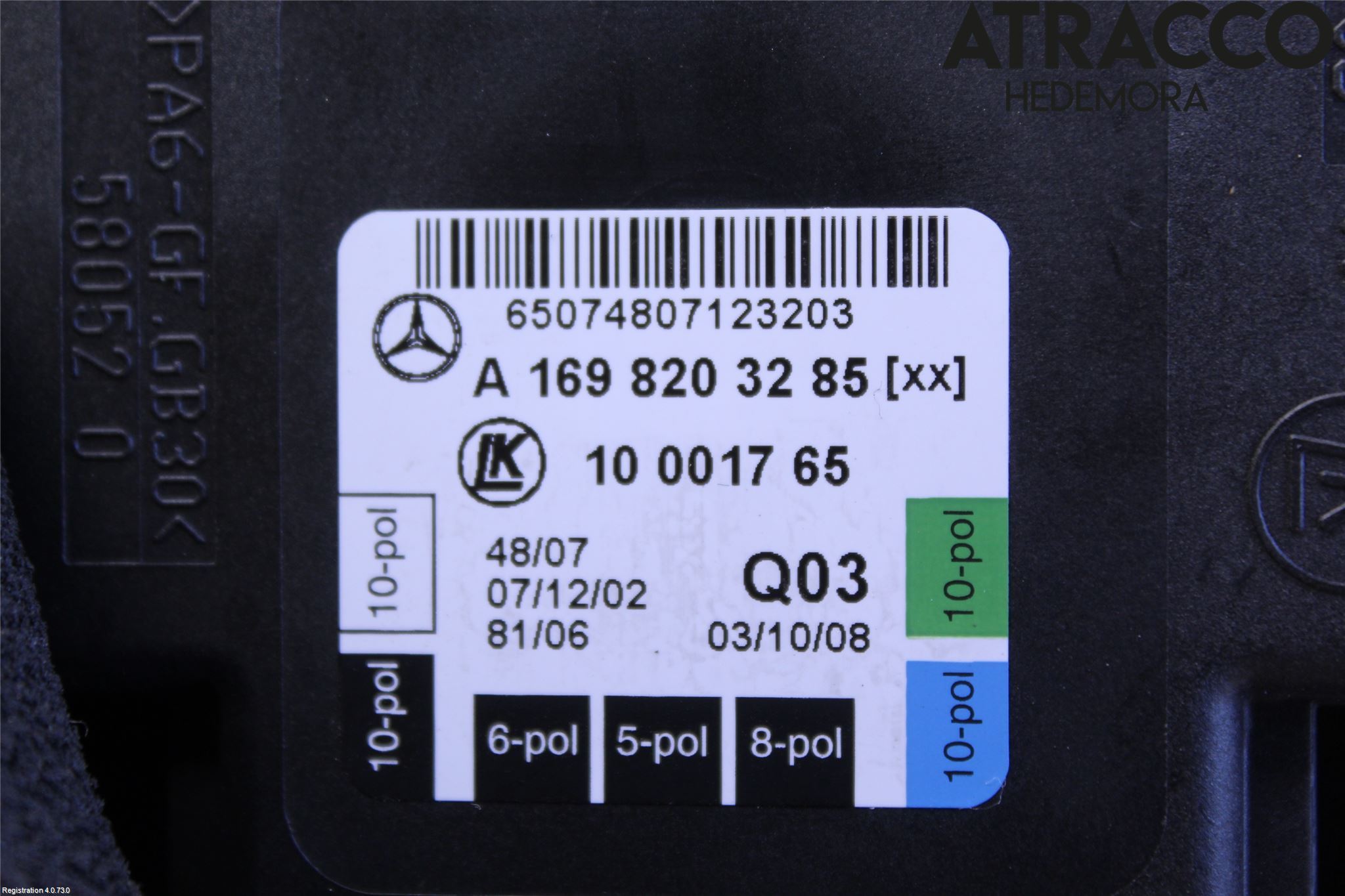 Mercedes-Benz MB B-KLASS (W245) 05-12 Styreenhet Dør