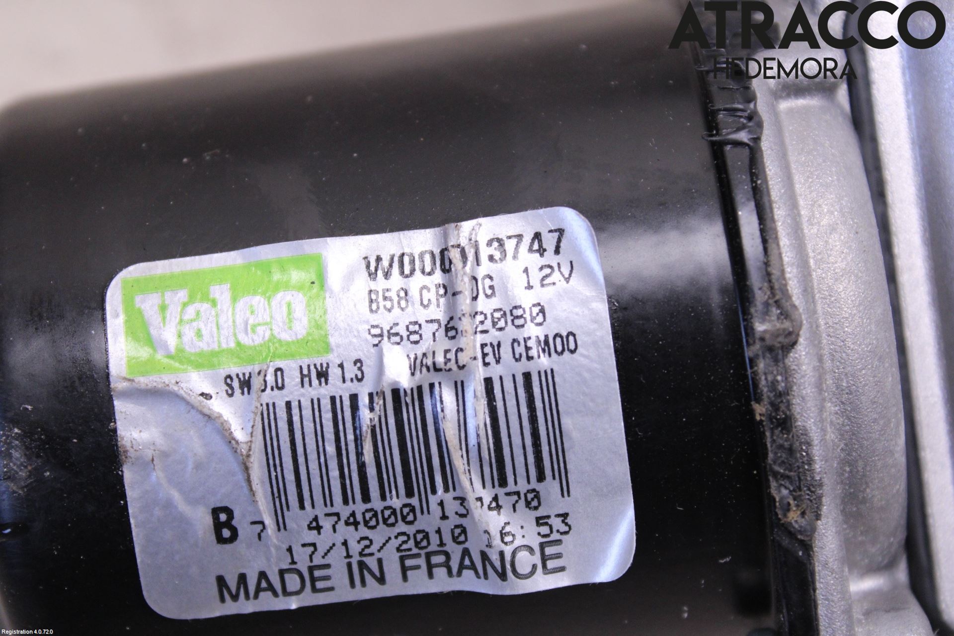 Citroen C4 GRAND PICASSO 07-13 Viskermotor Frontrute