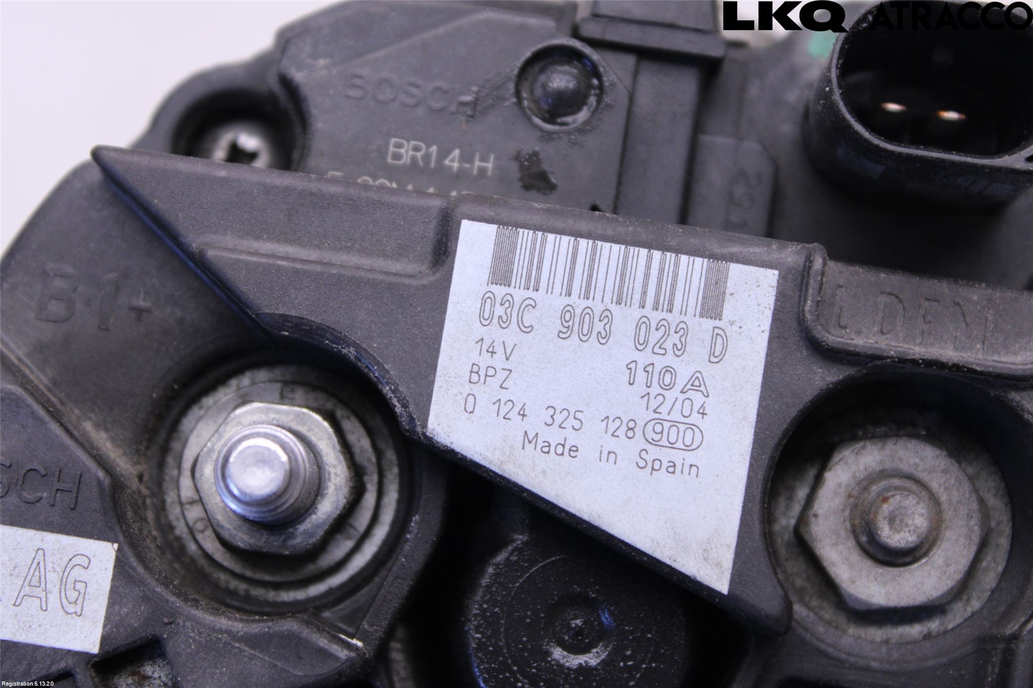 Volkswagen VW GOLF V 04-09 Dynamo