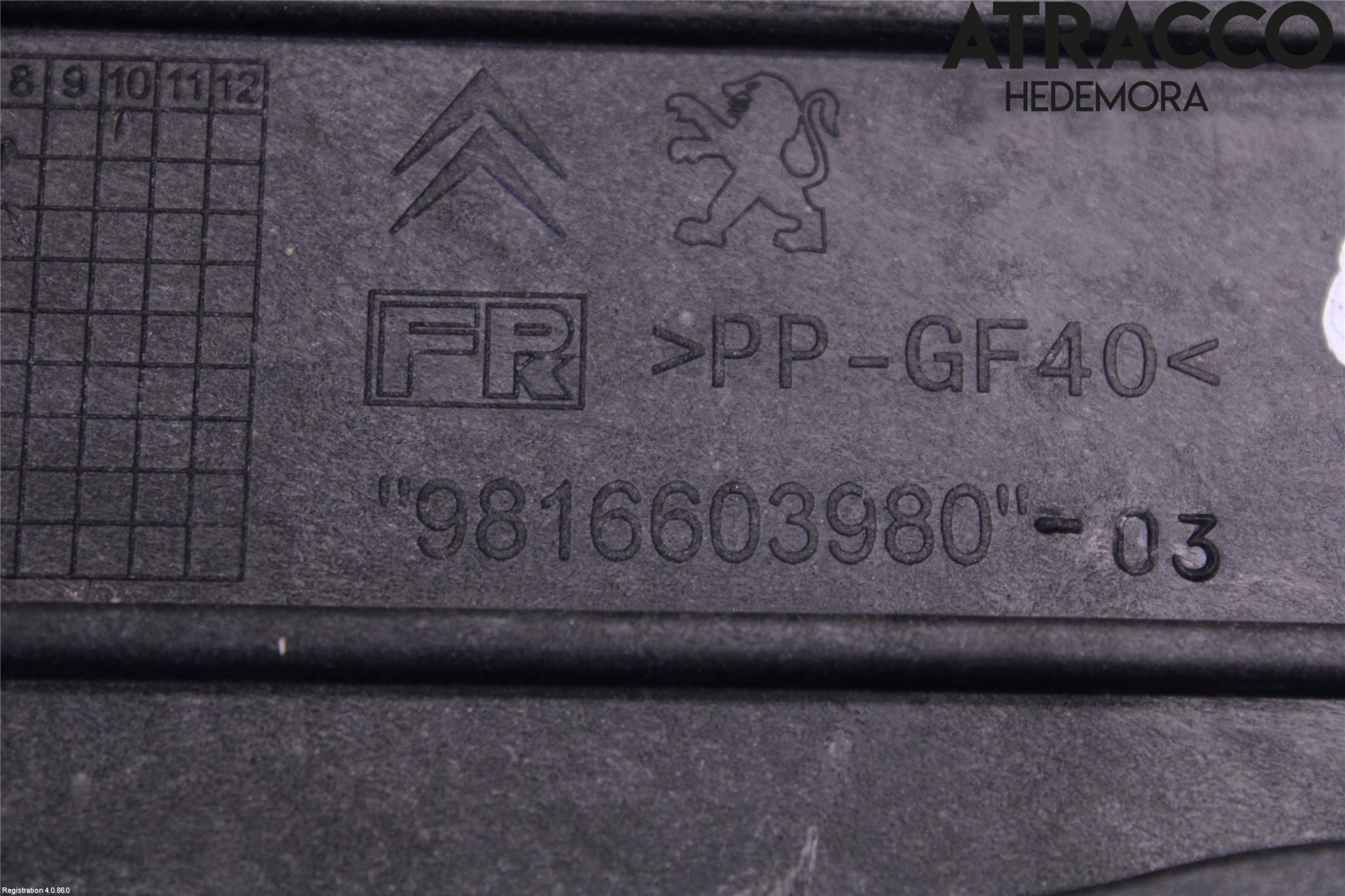 Peugeot 308 14-21 Panserlåsplate-Bjelke