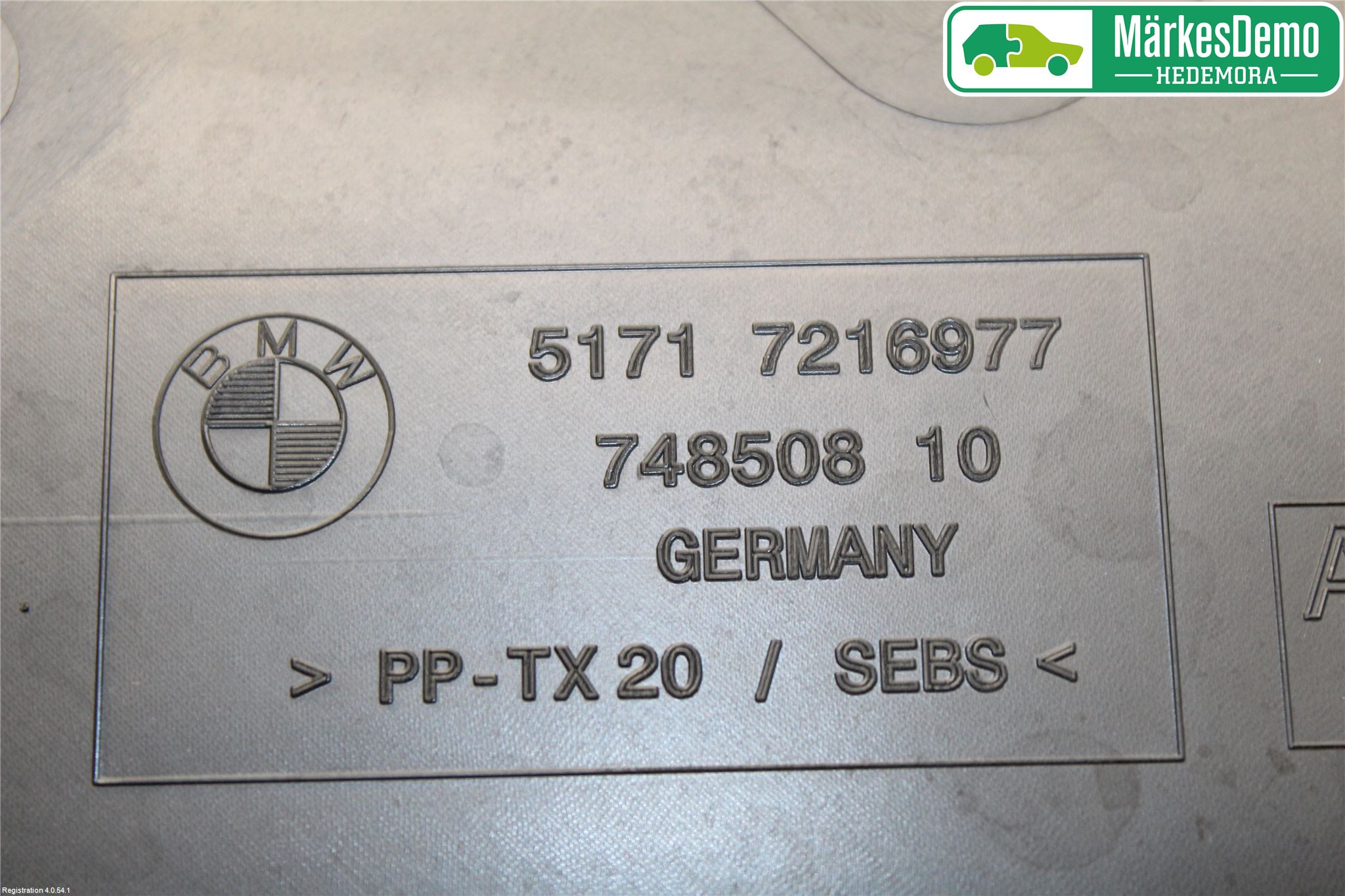 BMW 5 F10/F11/F18 09-17 Visker Deksel-Grill-Under Frr