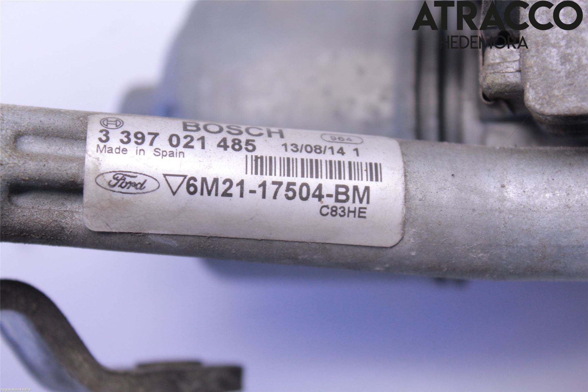 Ford S-MAX 06-15 Viskermotor Frontrute
