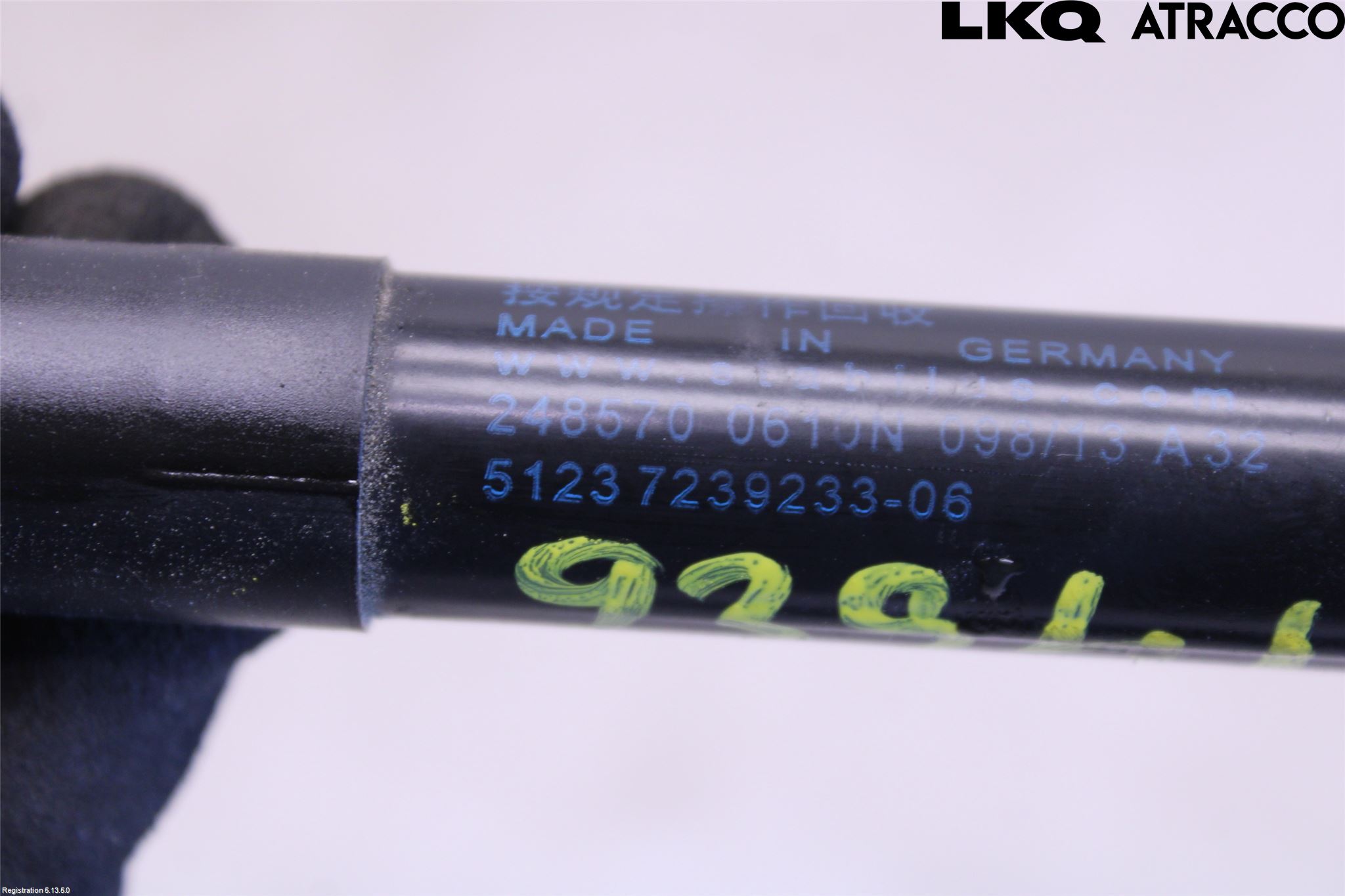 BMW 3 F30/F31/F80 12-19 Panser Demper-Gassfjær