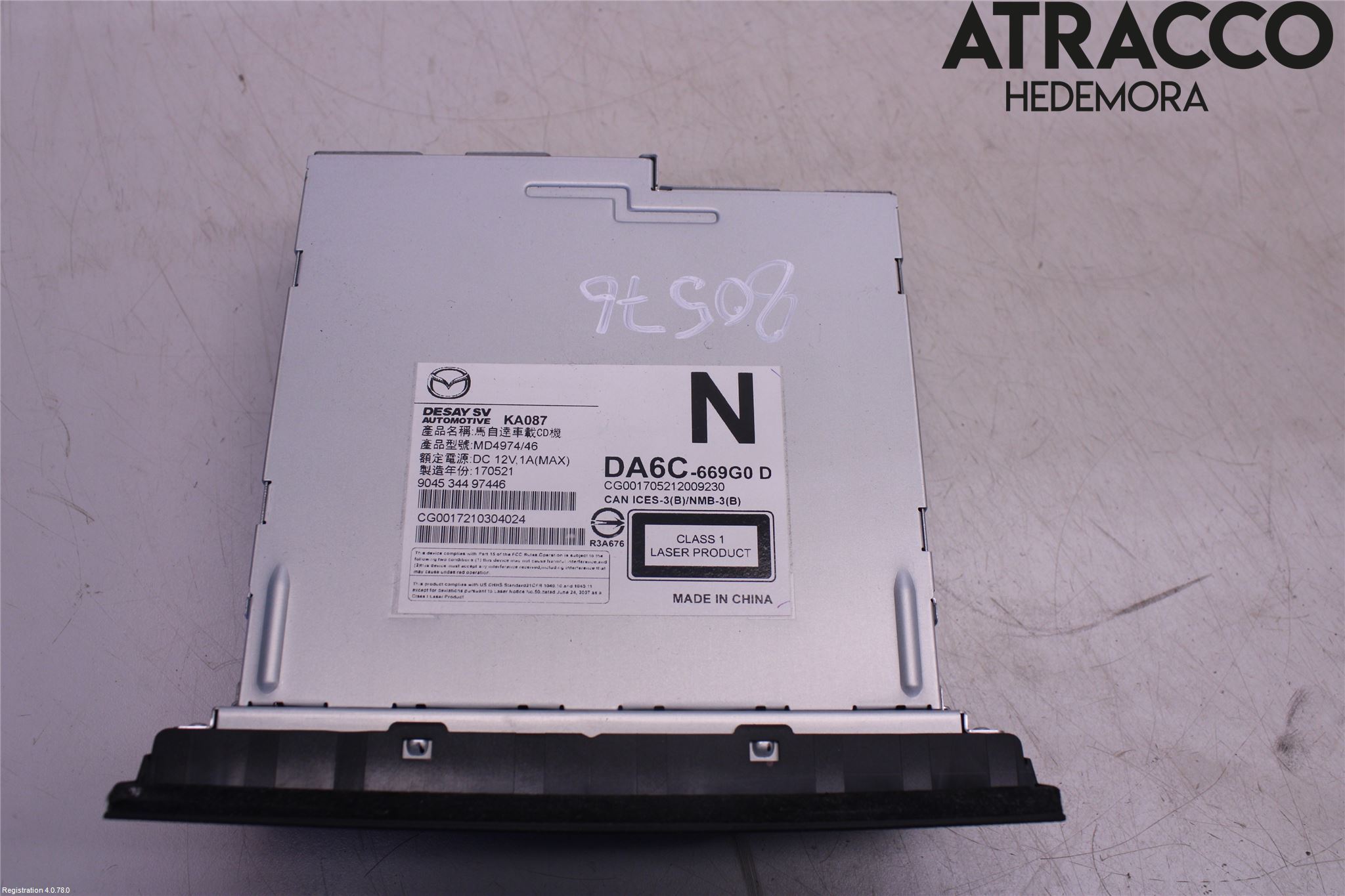Mazda 2 (DJ) 15-22 Stereo Radio Med Cd