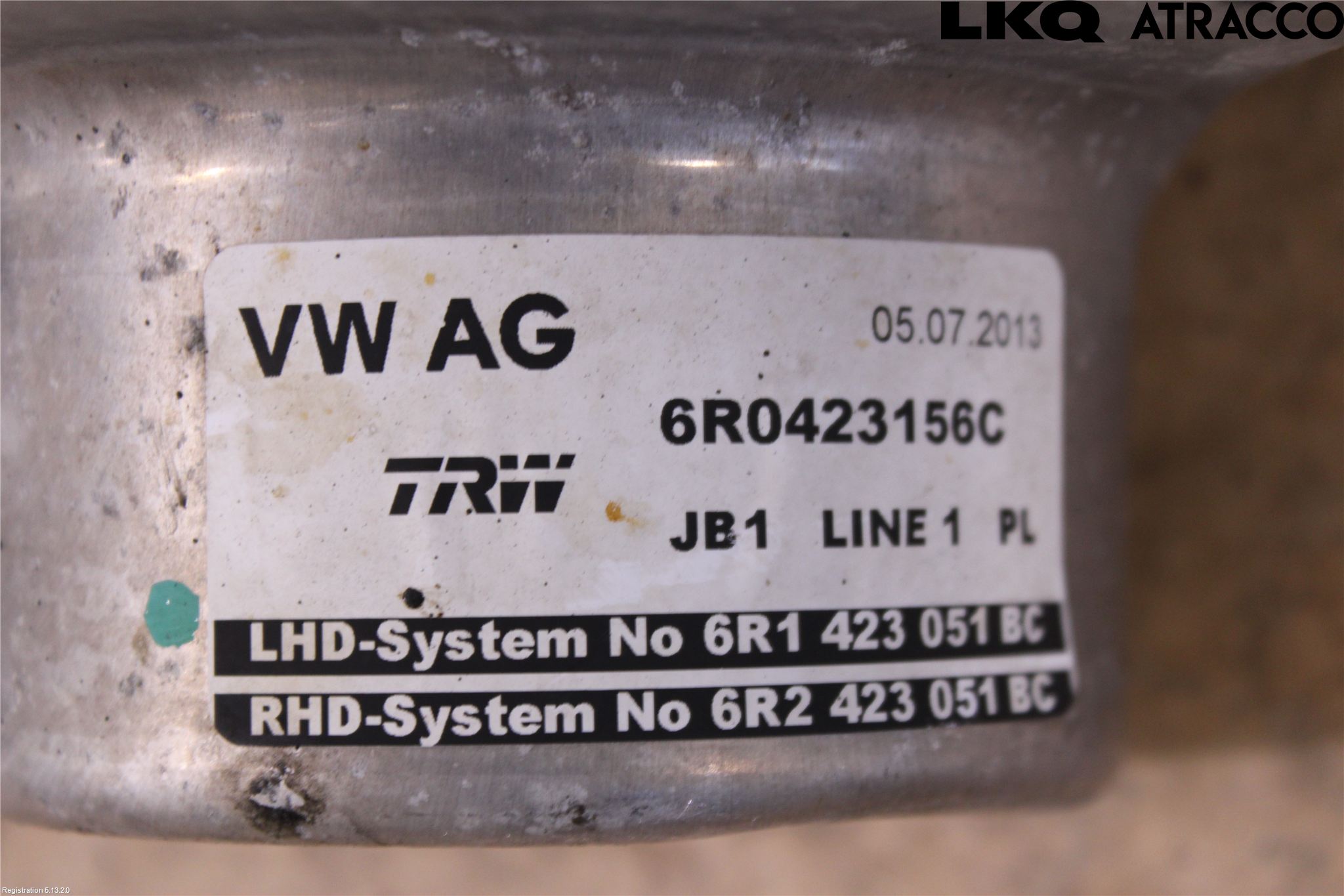 Audi A1/S1 11-18 Servostyring Eletrisk Pumpe