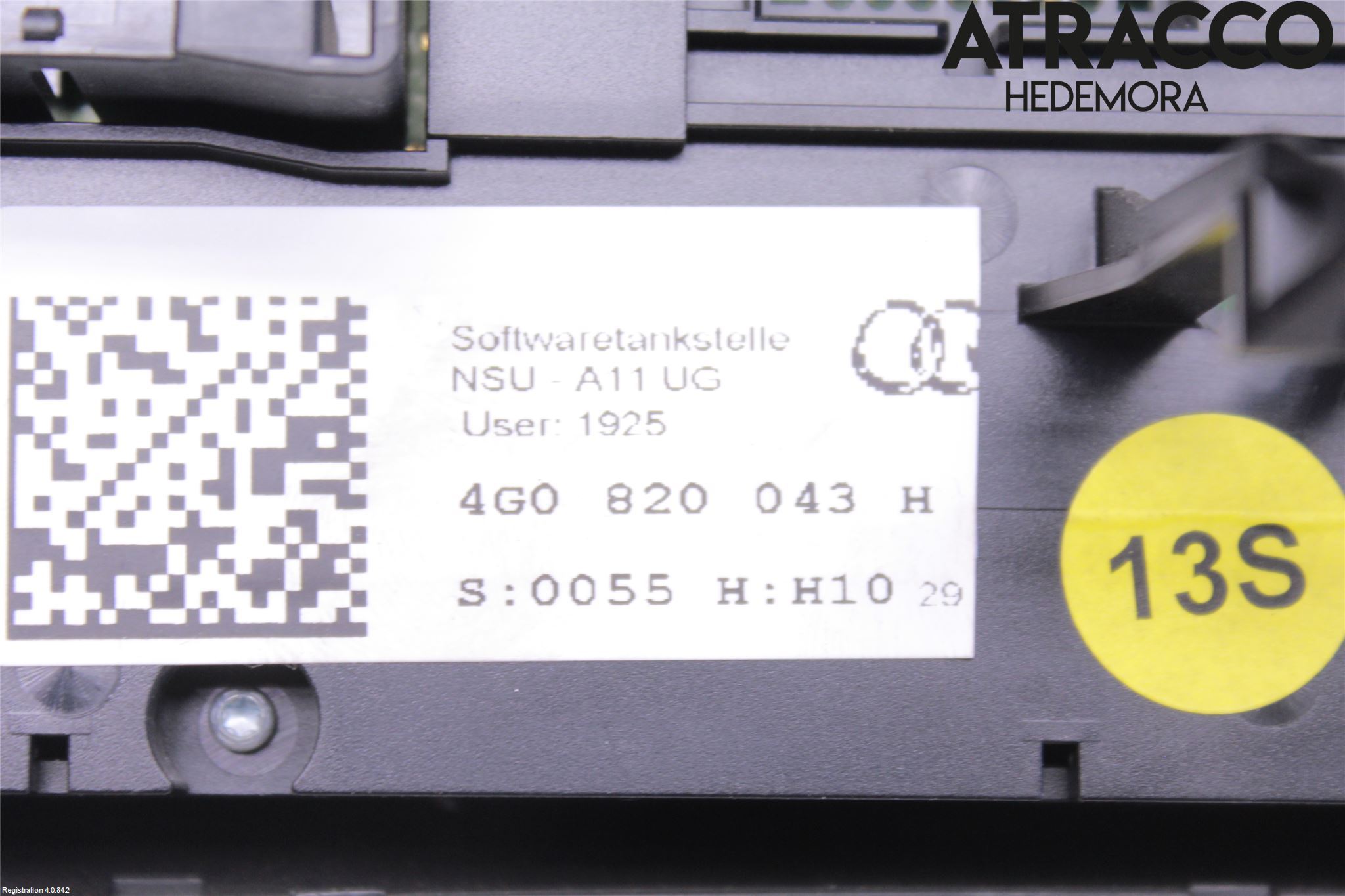 Audi A7/S7 4G 11-17 Varme Ac Betjening-Display