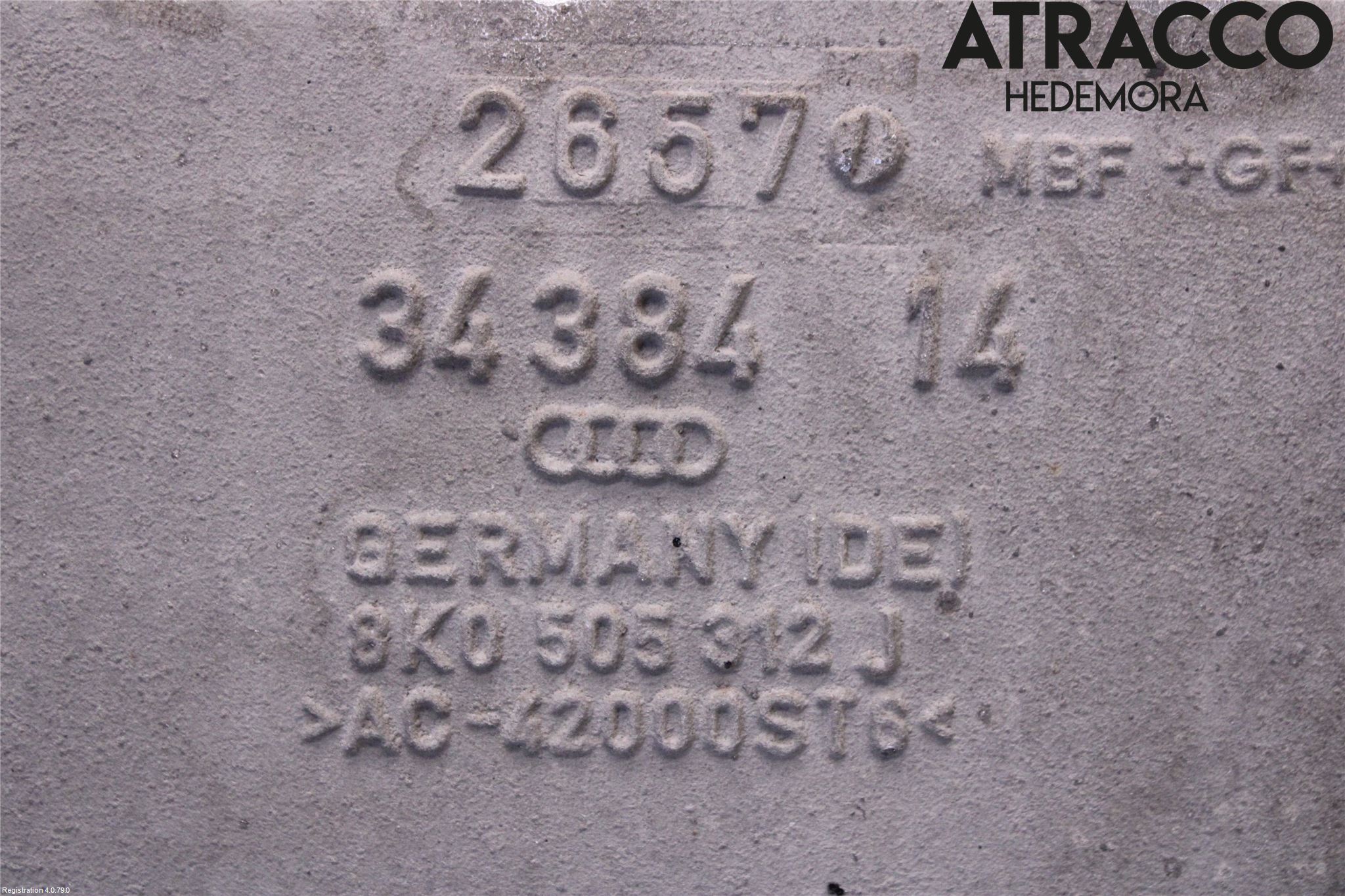 Audi A4/S4 08-11 Bærearm Bak Høyre