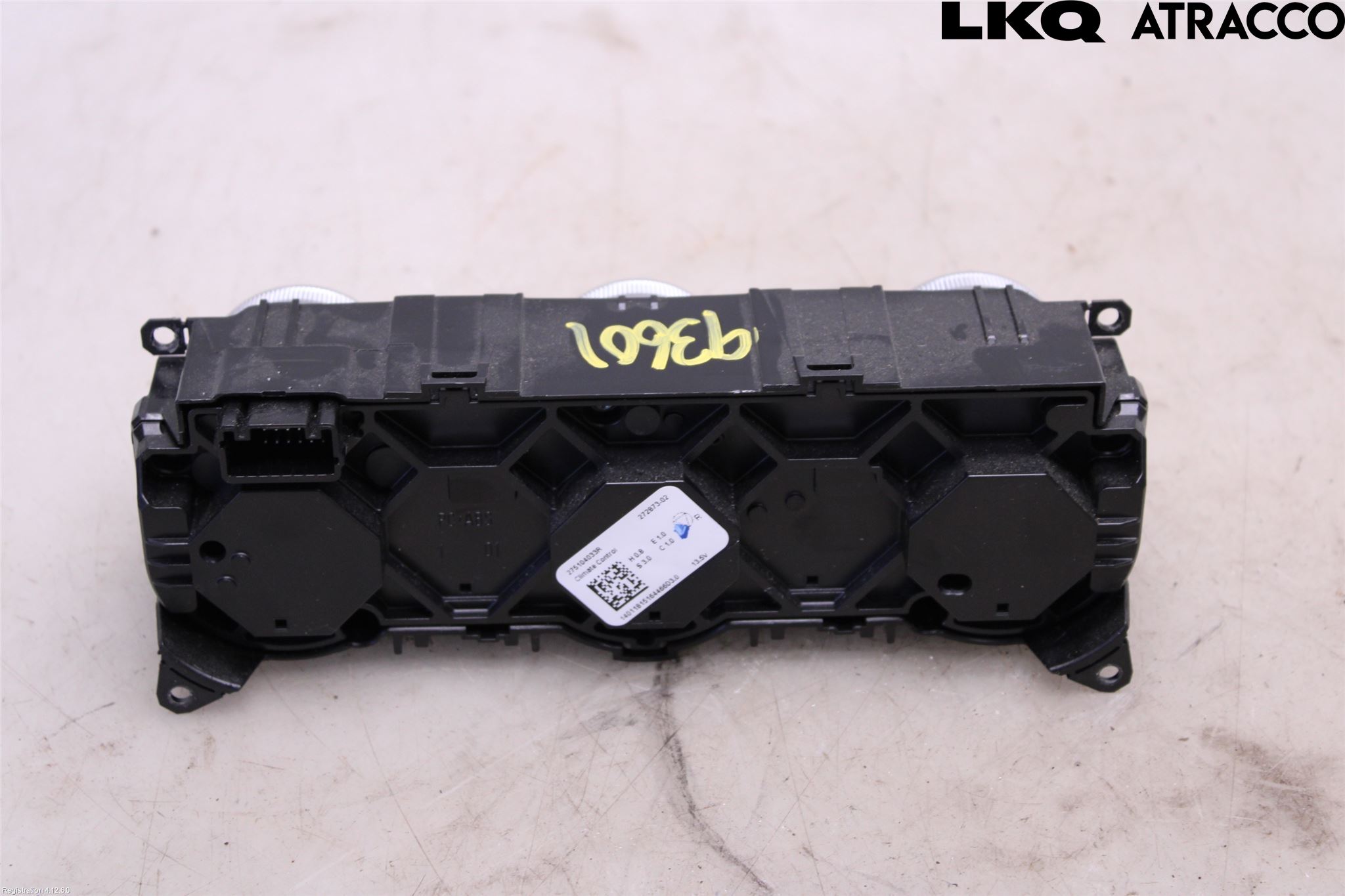 Dacia DUSTER 10-17 Varme Ac Betjening-Display