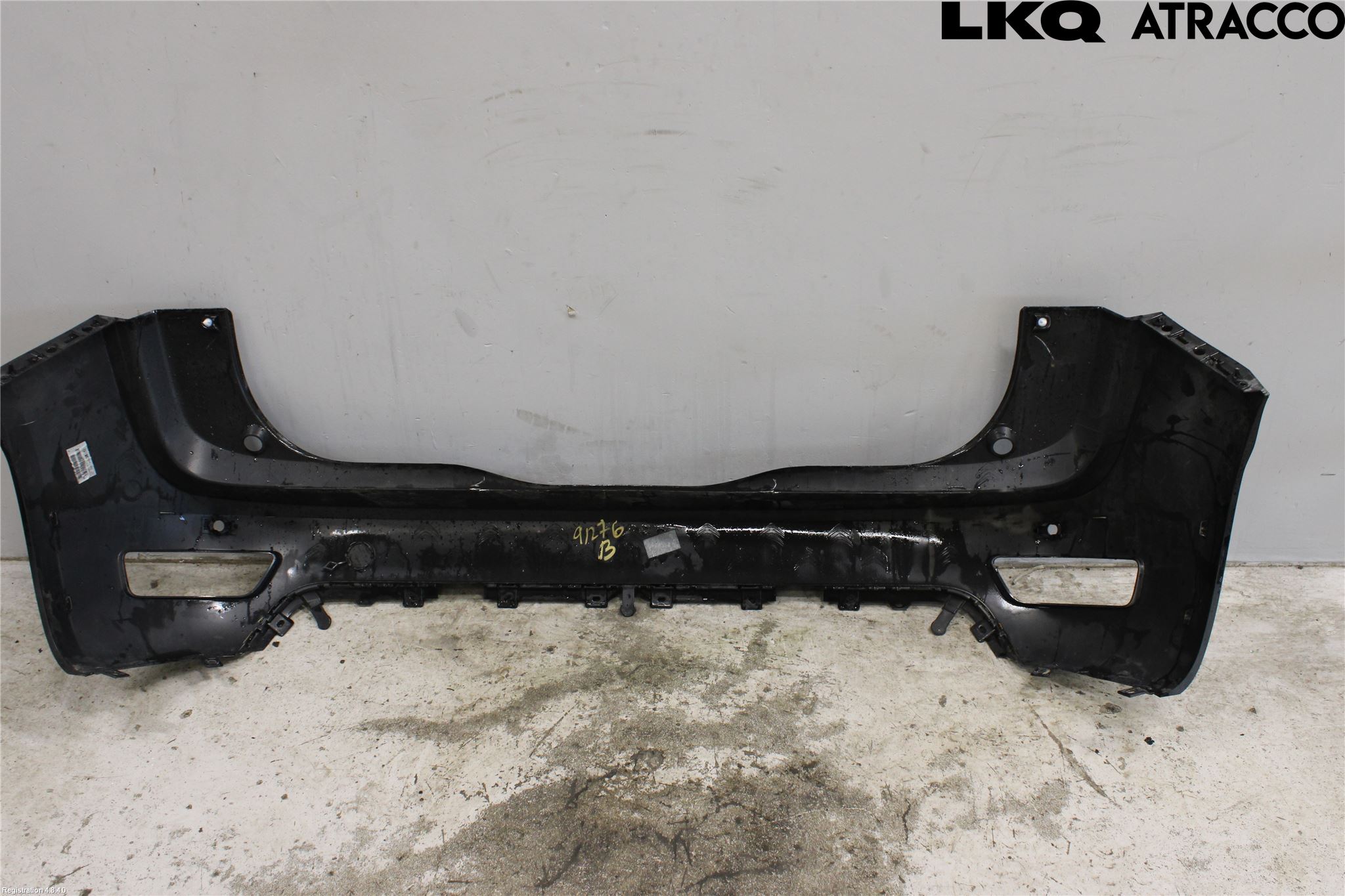 Citroen C4 PICASSO 14-18 Støtfanger Bak Overtrekk