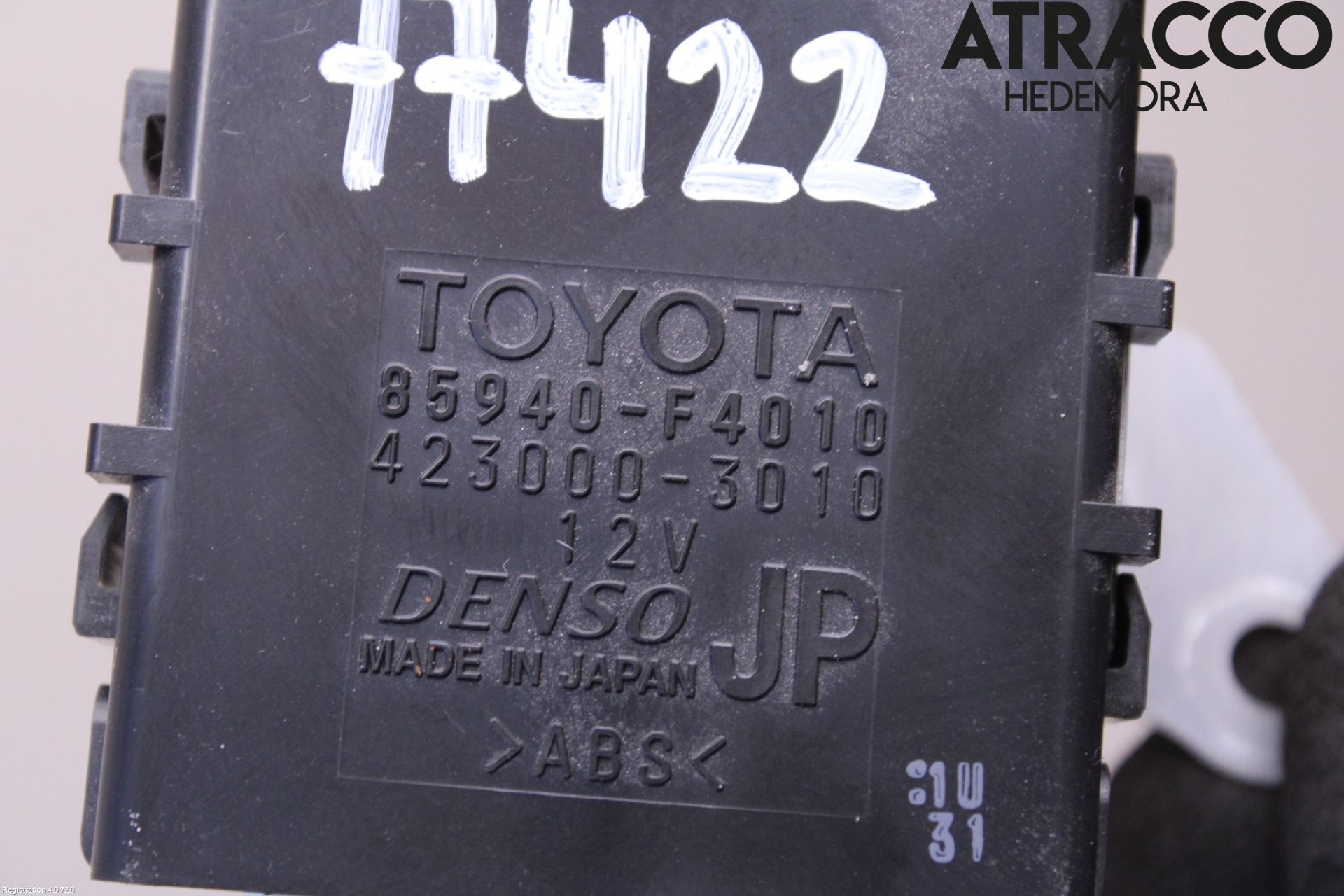 Toyota C-HR 16-23 Rele Viskermotor