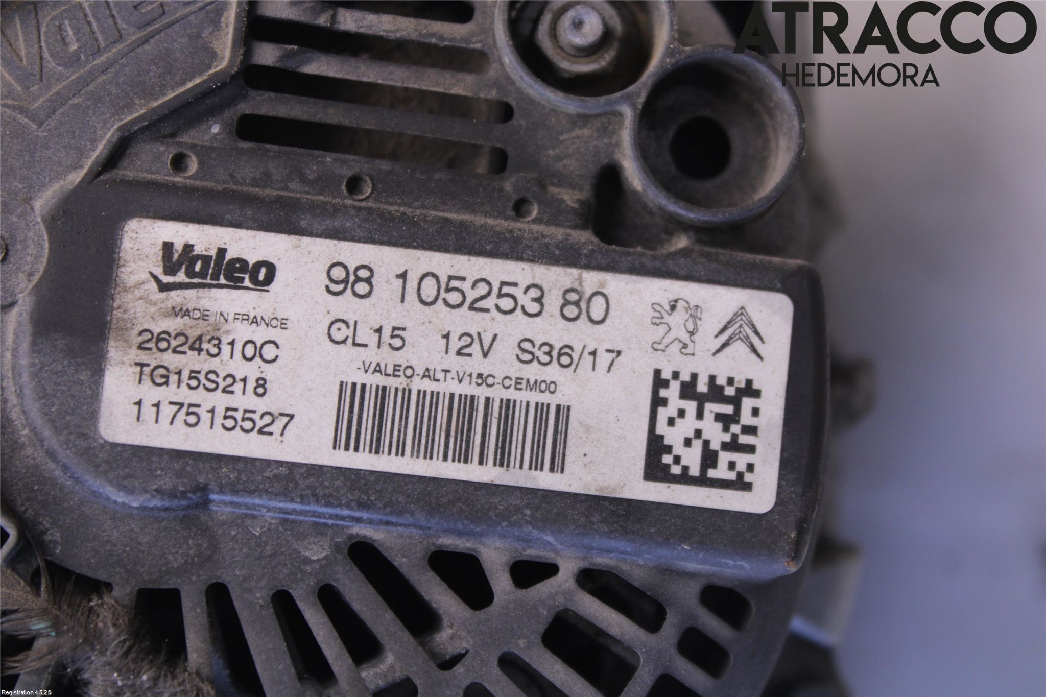 Citroen BERLINGO 08-18 Dynamo