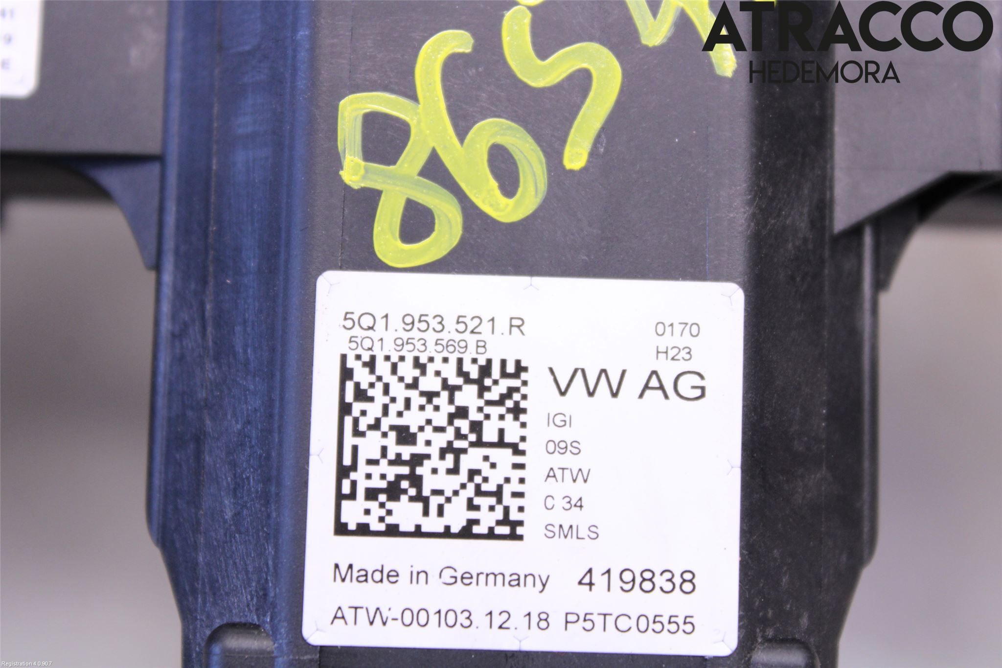 Volkswagen VW TIGUAN 16-24 Bryter Ratt Kombi H Og V