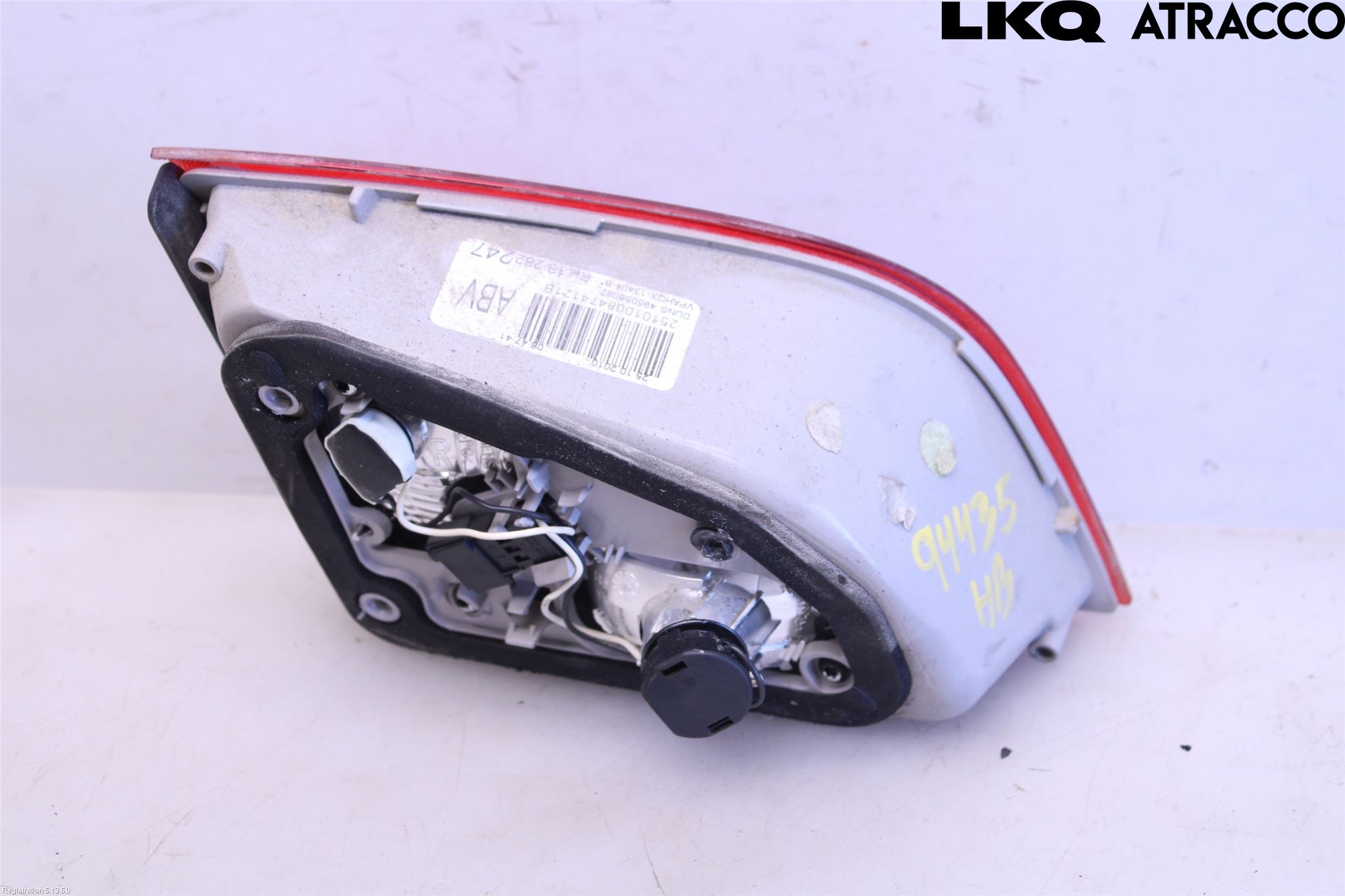 Opel ASTRA J 10-15 Baklykt Høyre  På Luke(Indre)