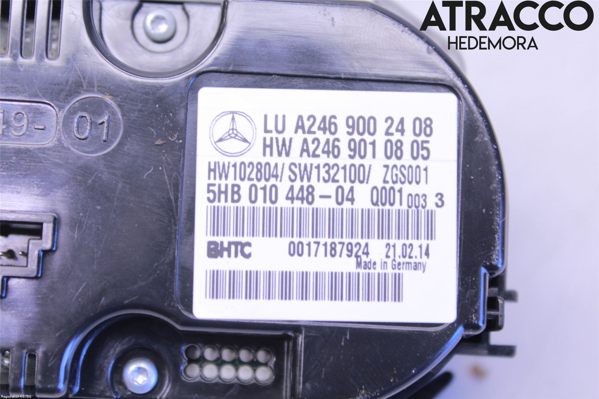 Mercedes-Benz MB GLA-KLASS (X156) 13-20 Varme Ac Betjening-Display