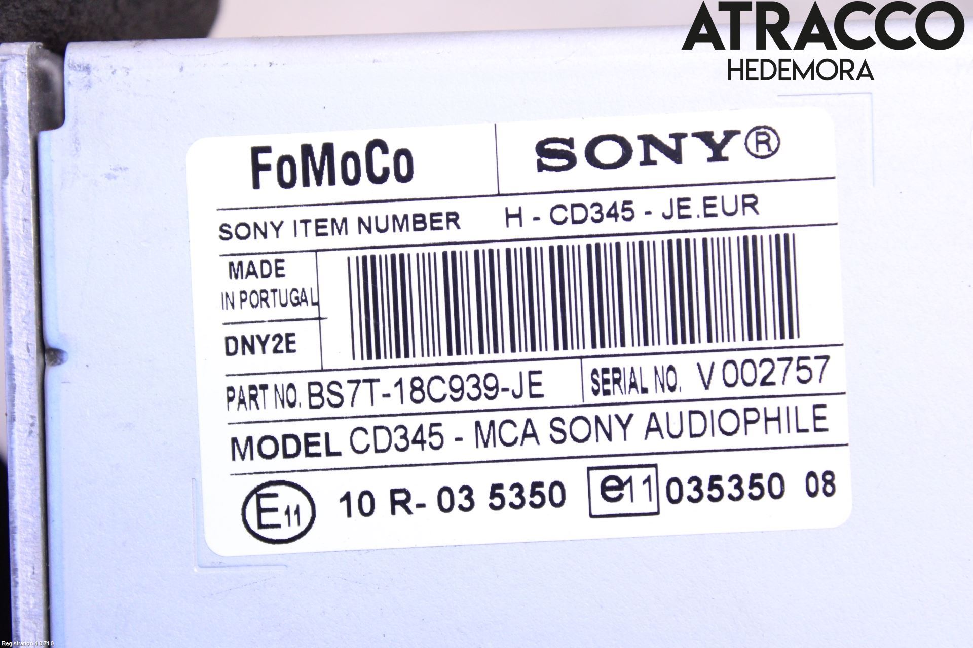 Ford MONDEO 07-15 Stereo Radio Med Cd