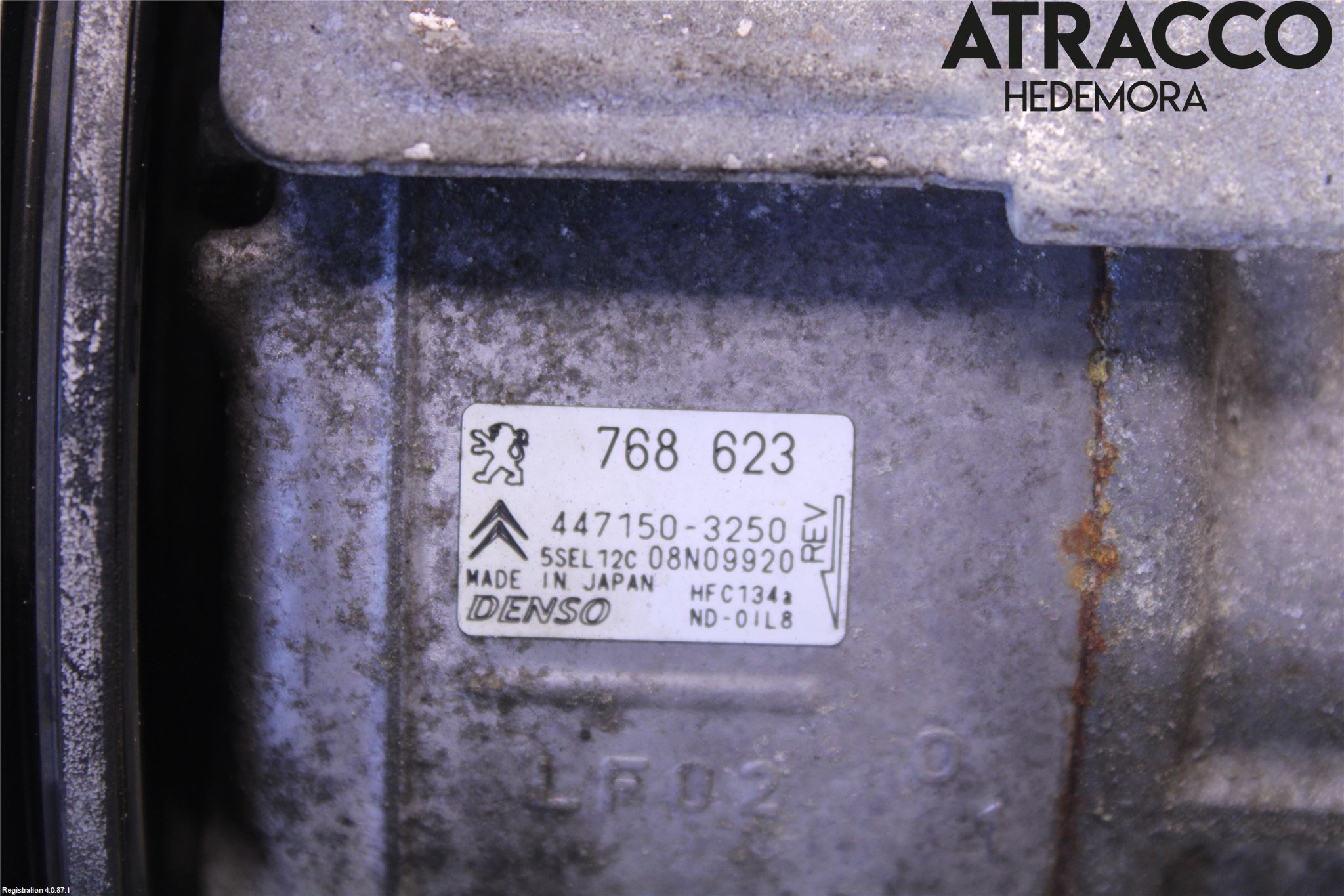 Peugeot 308 08-13 Varme Ac Kompressor