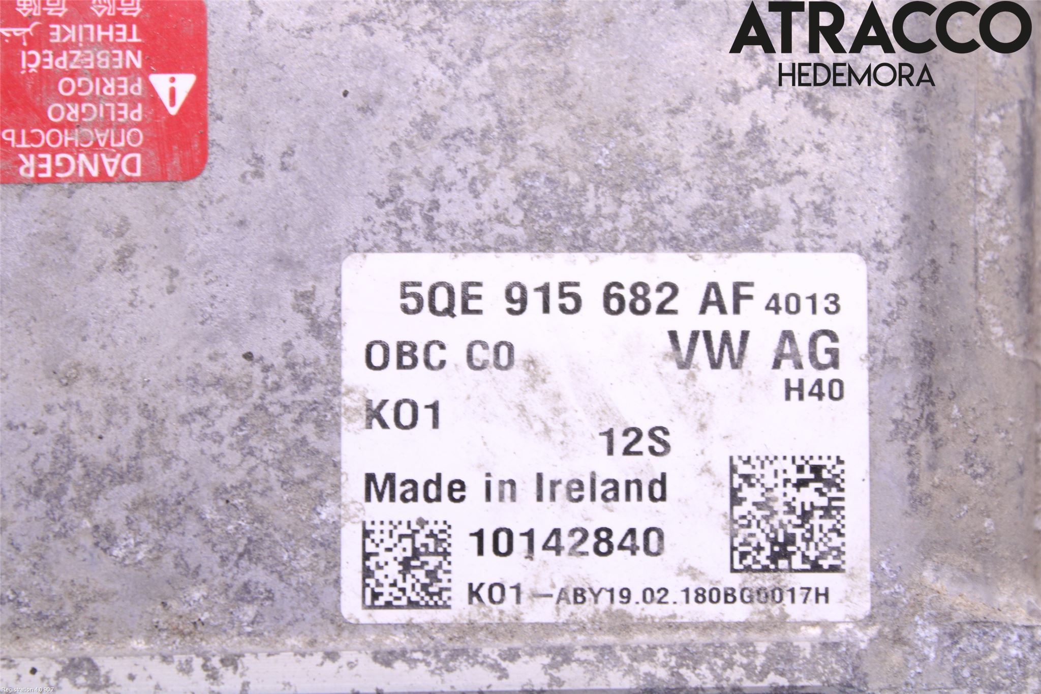 Volkswagen VW PASSAT 15-19 Batterilader Hybrid