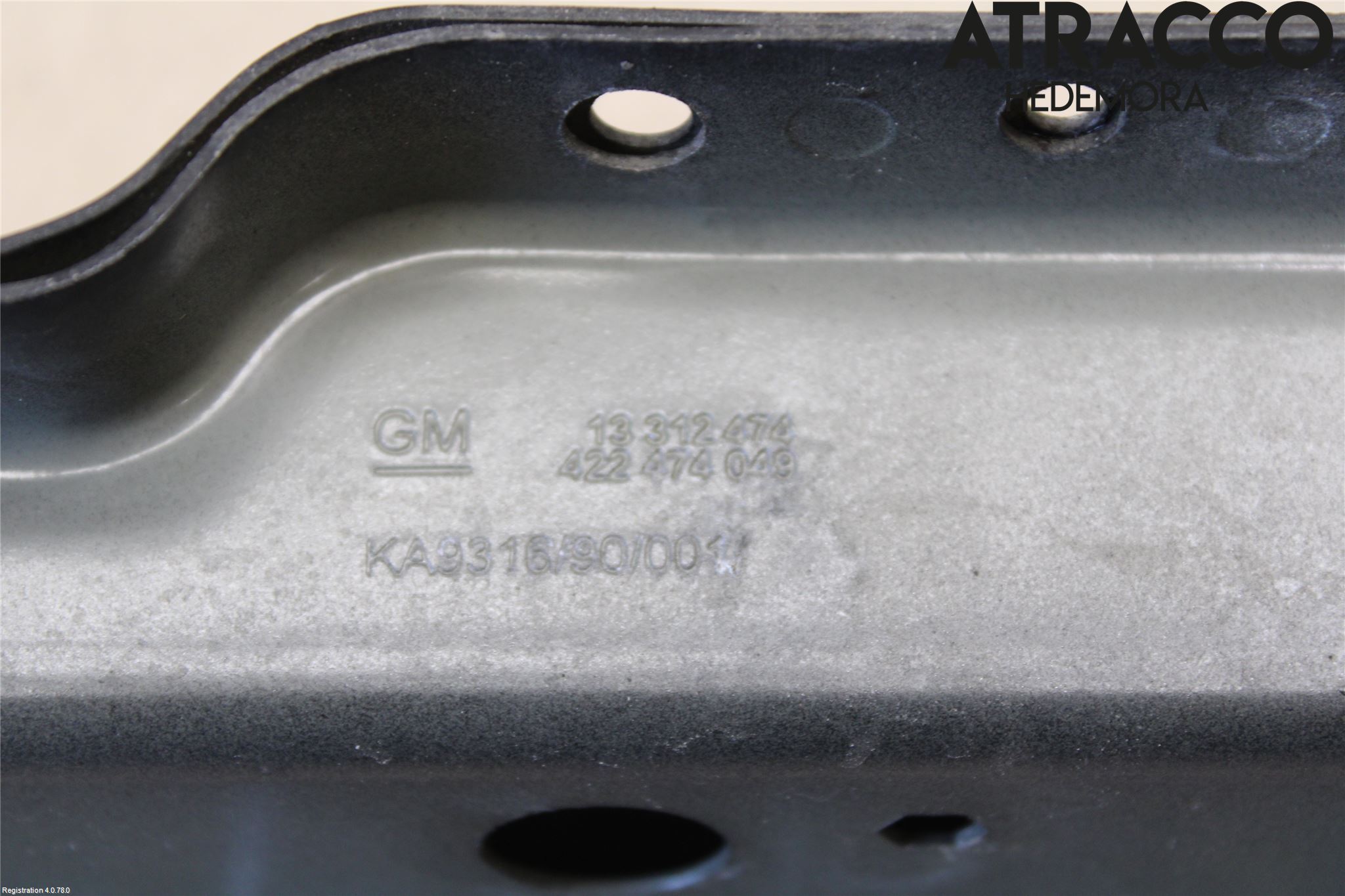 Opel ASTRA J 10-15 Radiator Feste - Ramme - Bjelk