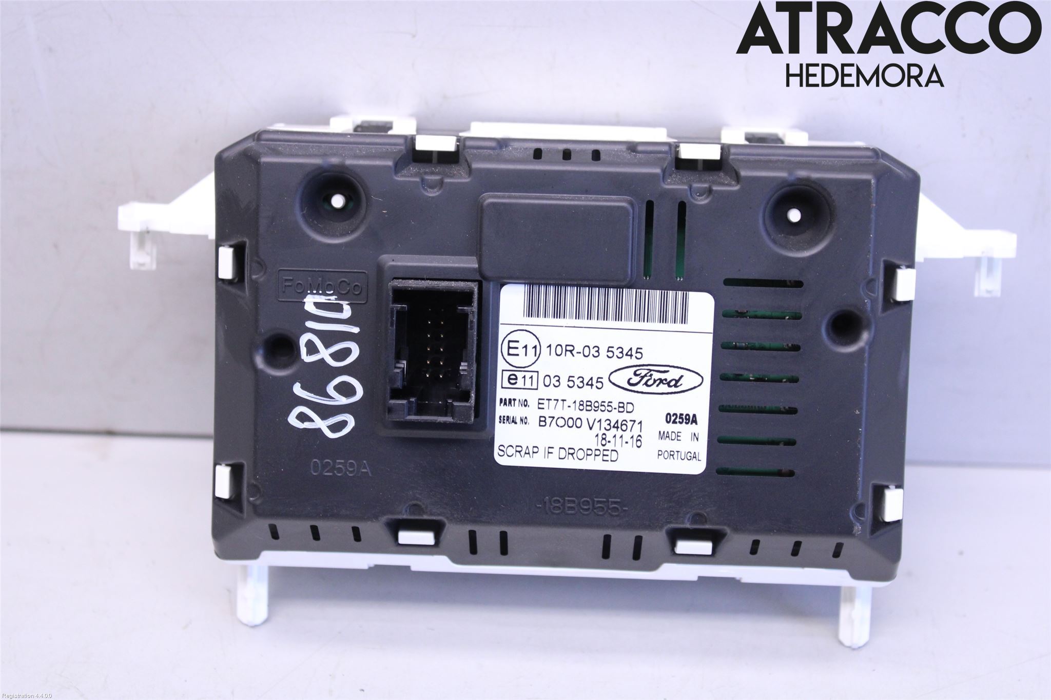 Ford TRANSIT/TOURNEO COURIER 13-23 Instr Skjerm Dvd-Gps-Ac-Tlf