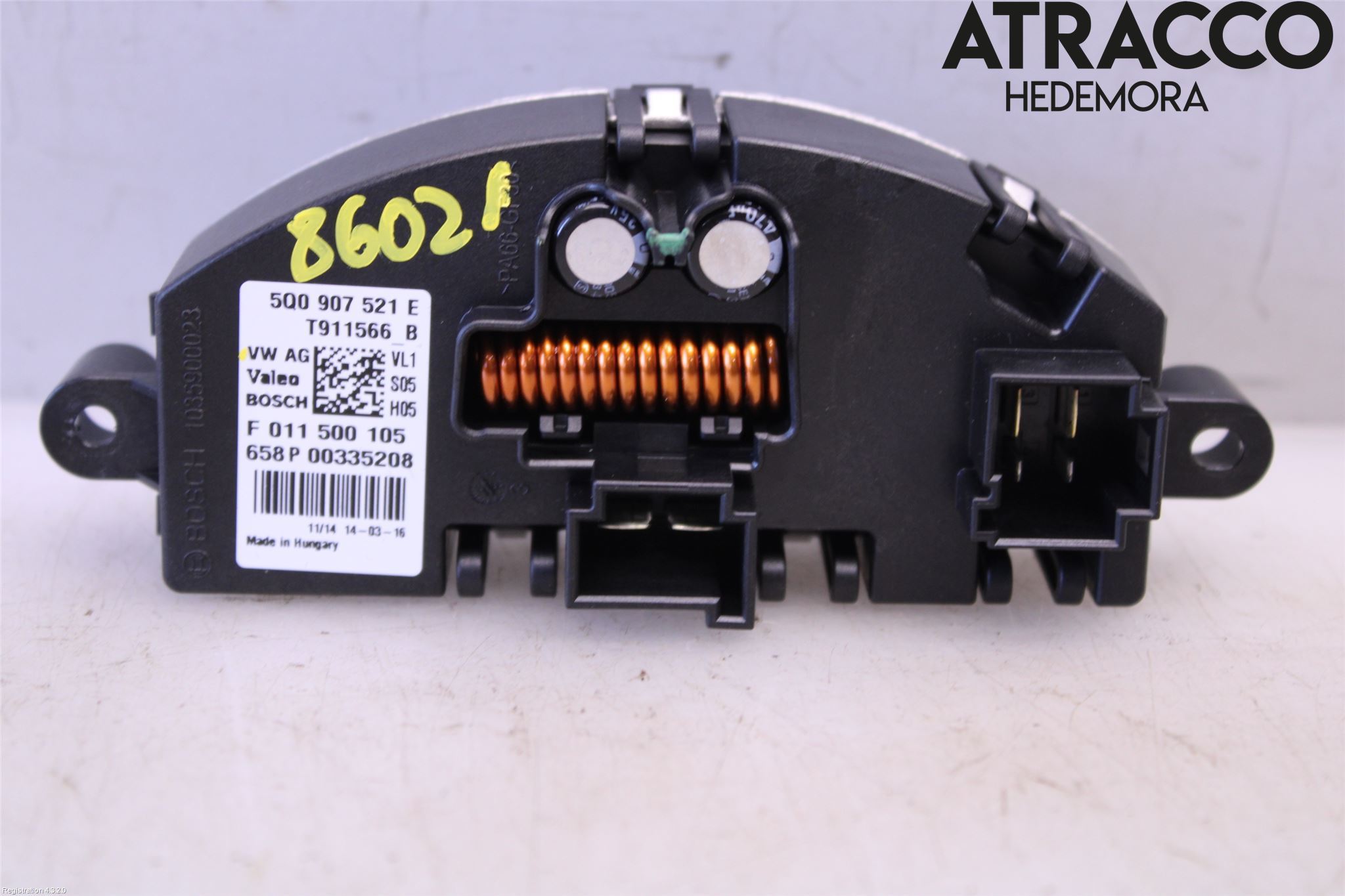 Audi A3/S3 8V 13-20 Varmeapparat Viftemotstand